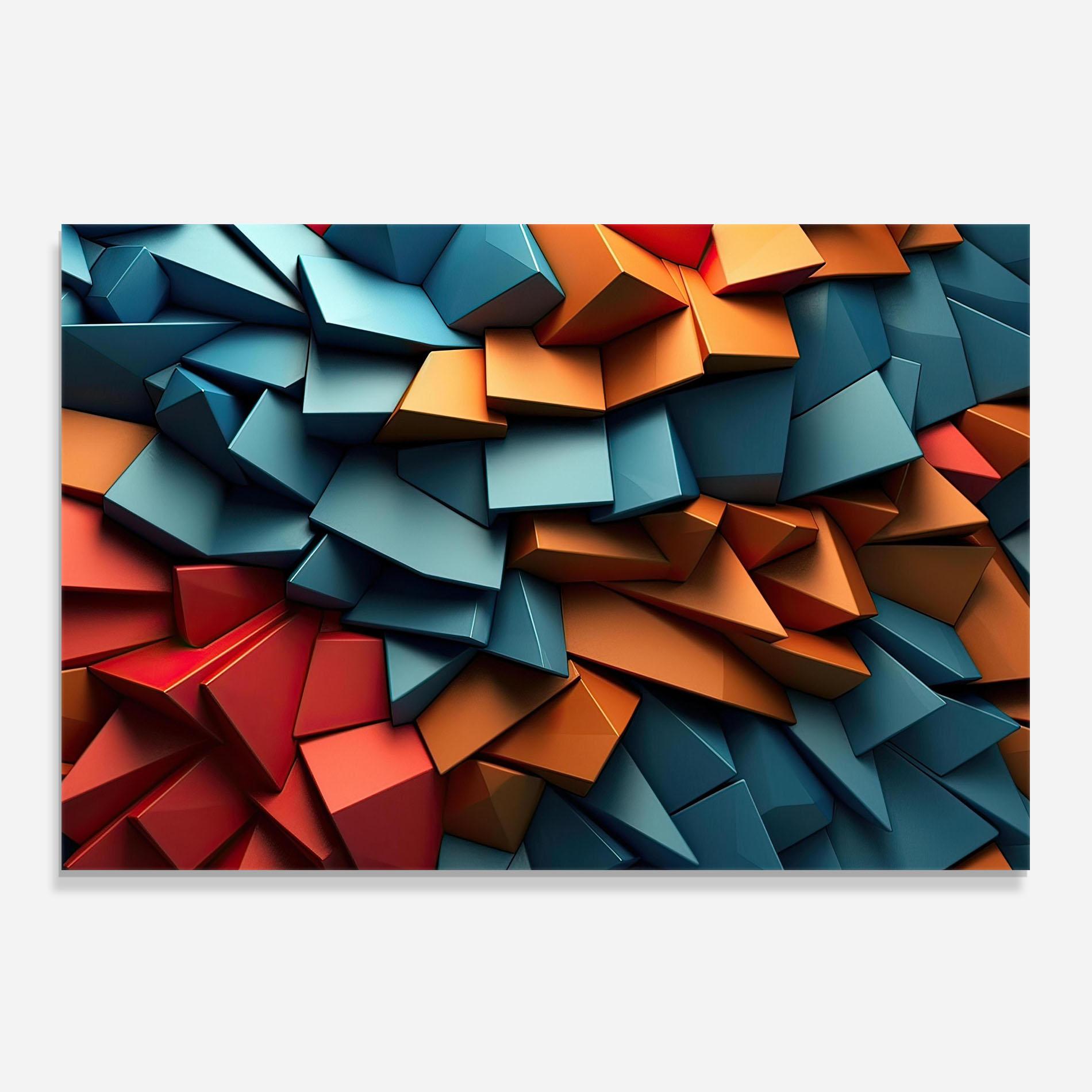 Panou Sticla Bucatarie Multicolor Pattern mockup 0