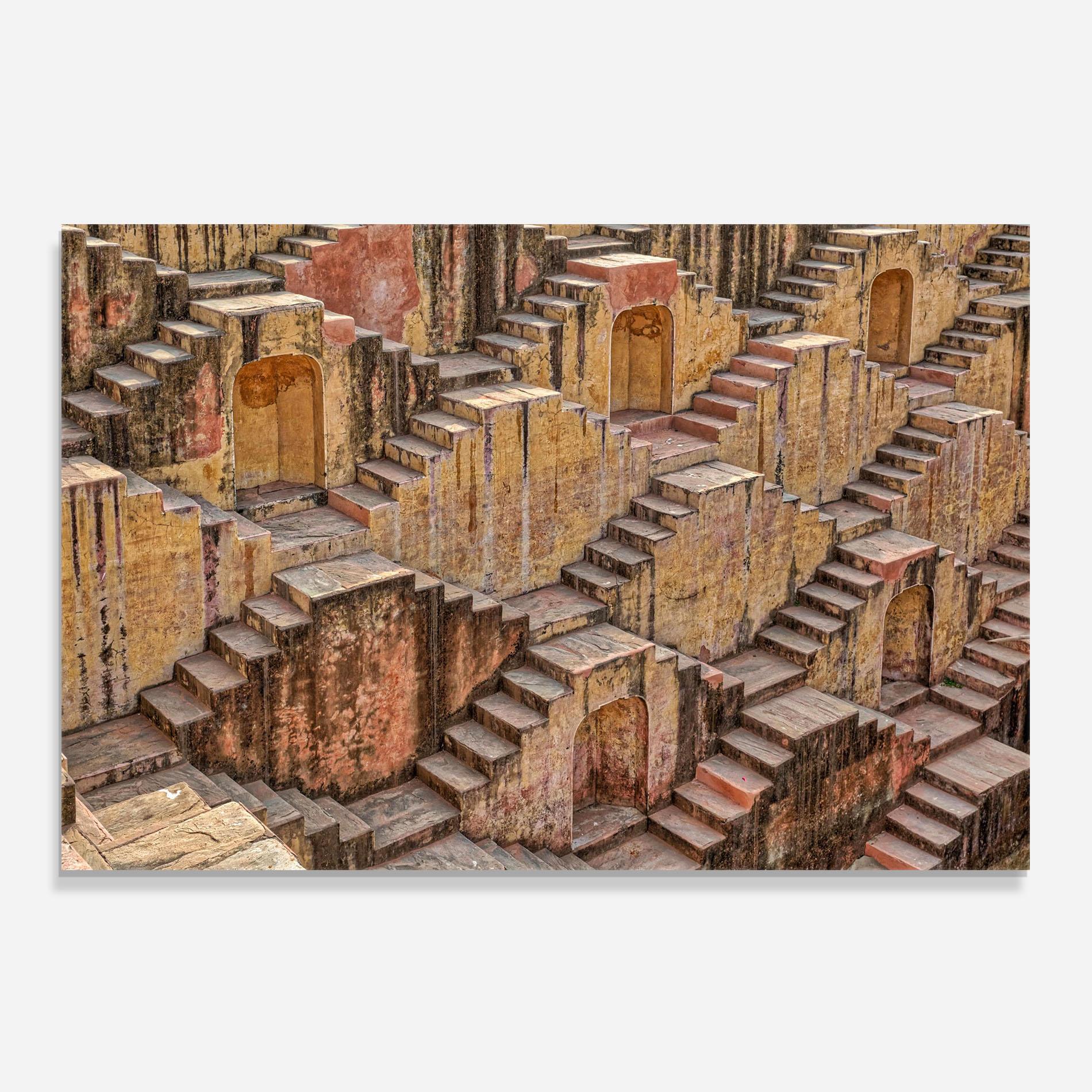 Panou Sticla Bucatarie Old Brown Stairs mockup 0