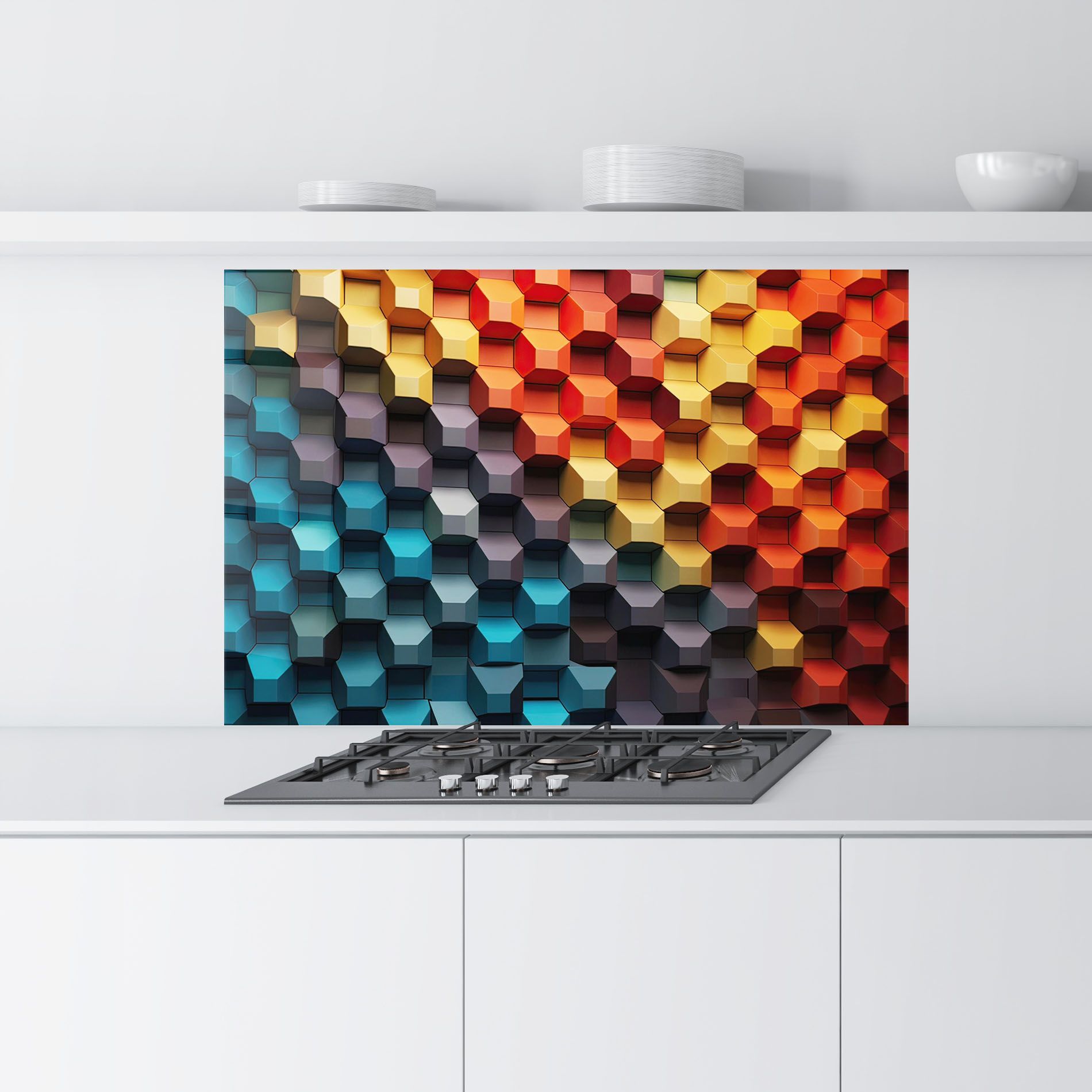 3d Sqare Mix mockup 9