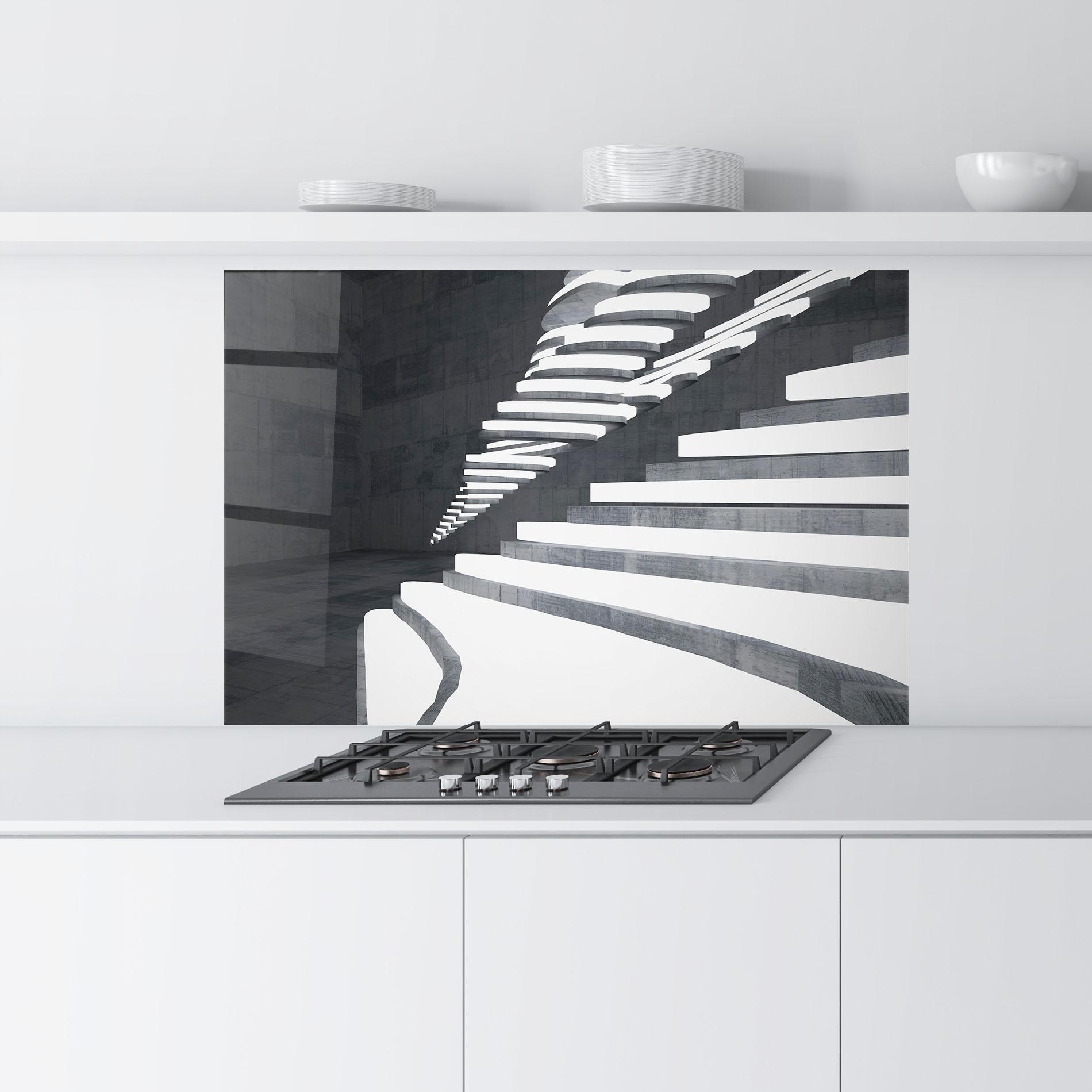 Panou Sticla Bucatarie Concrete Architecture mockup 9