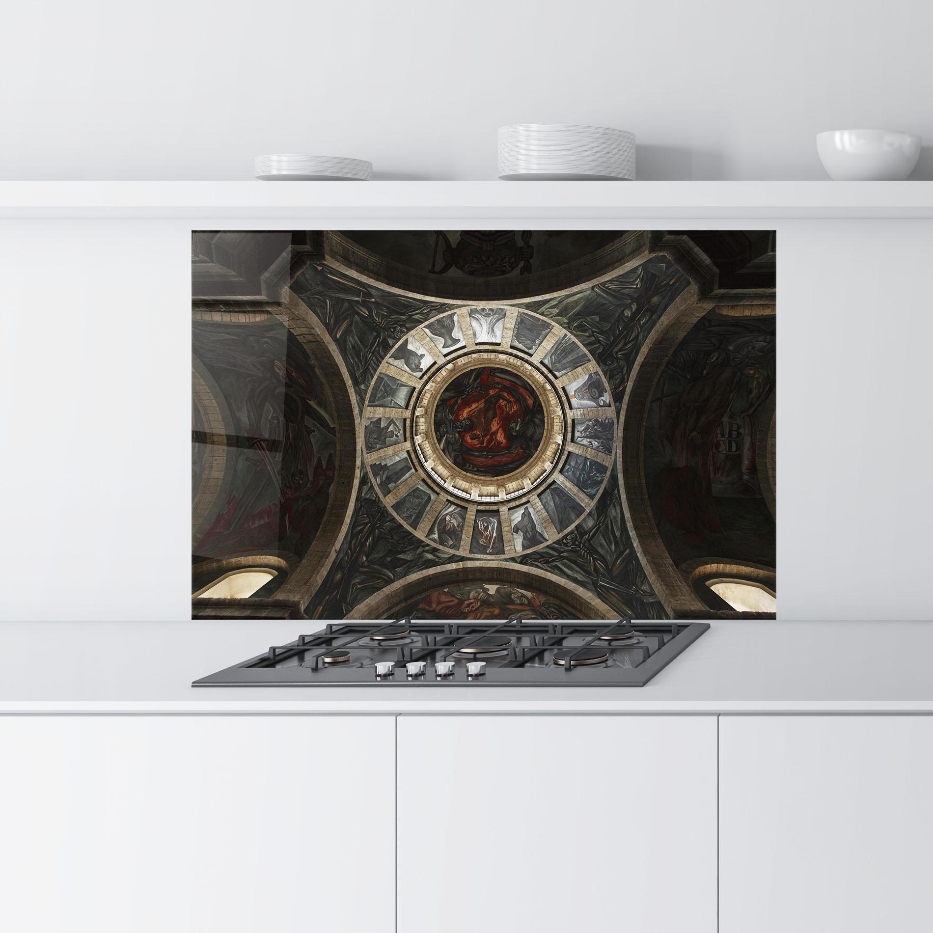 Panou Sticla Bucatarie Mexico Architecture mockup 9