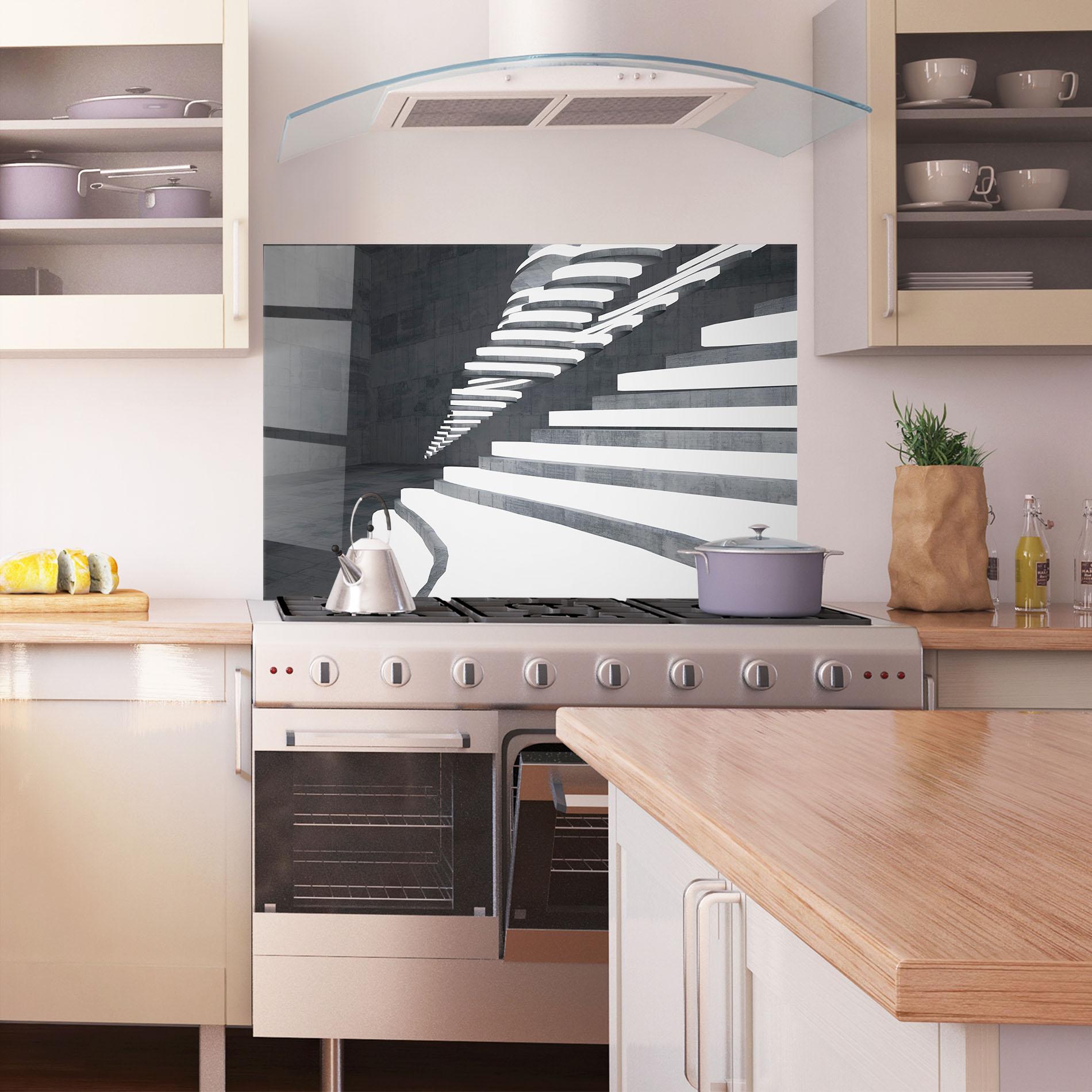 Panou Sticla Bucatarie Concrete Architecture mockup 1