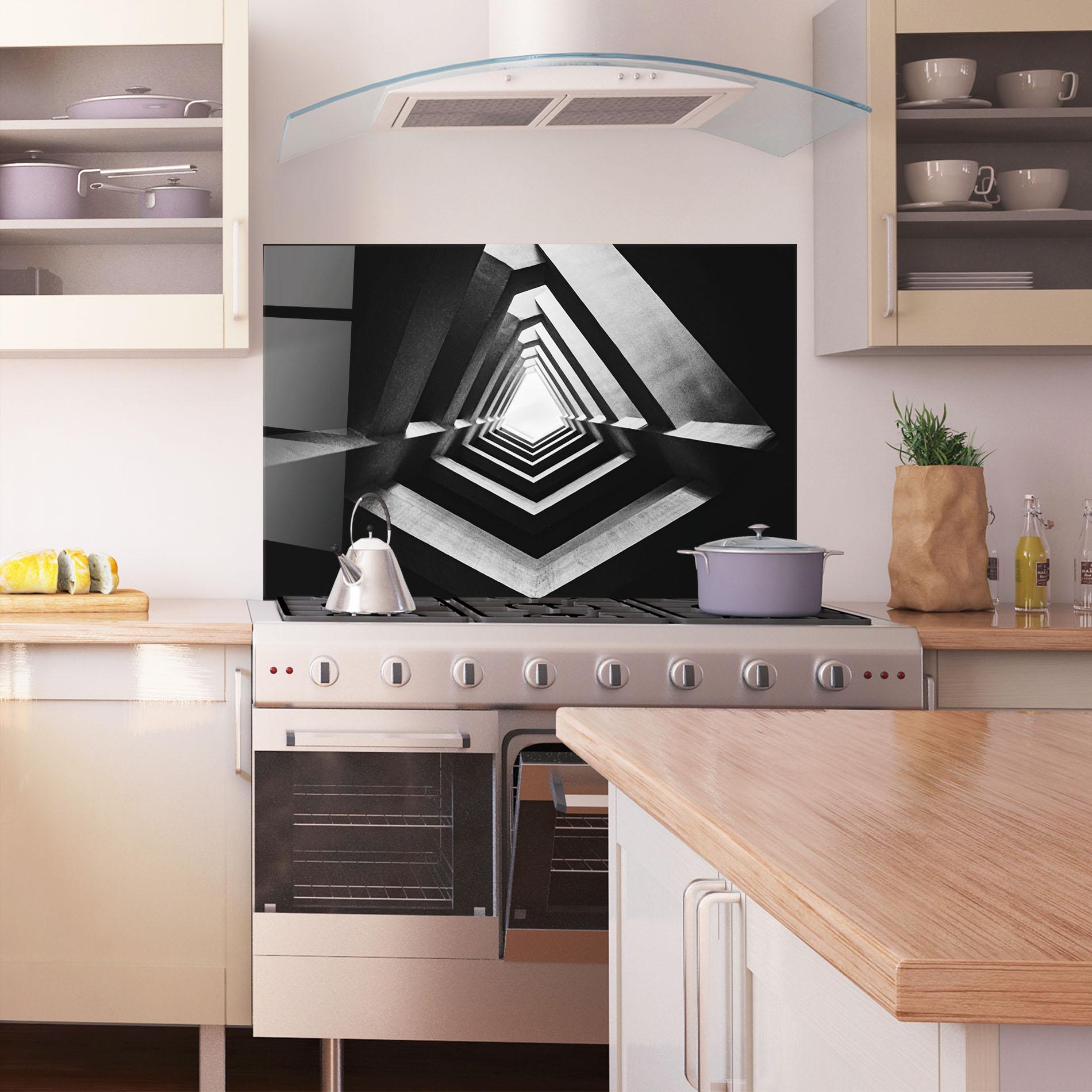 Panou Sticla Bucatarie Dark Shadow mockup 1