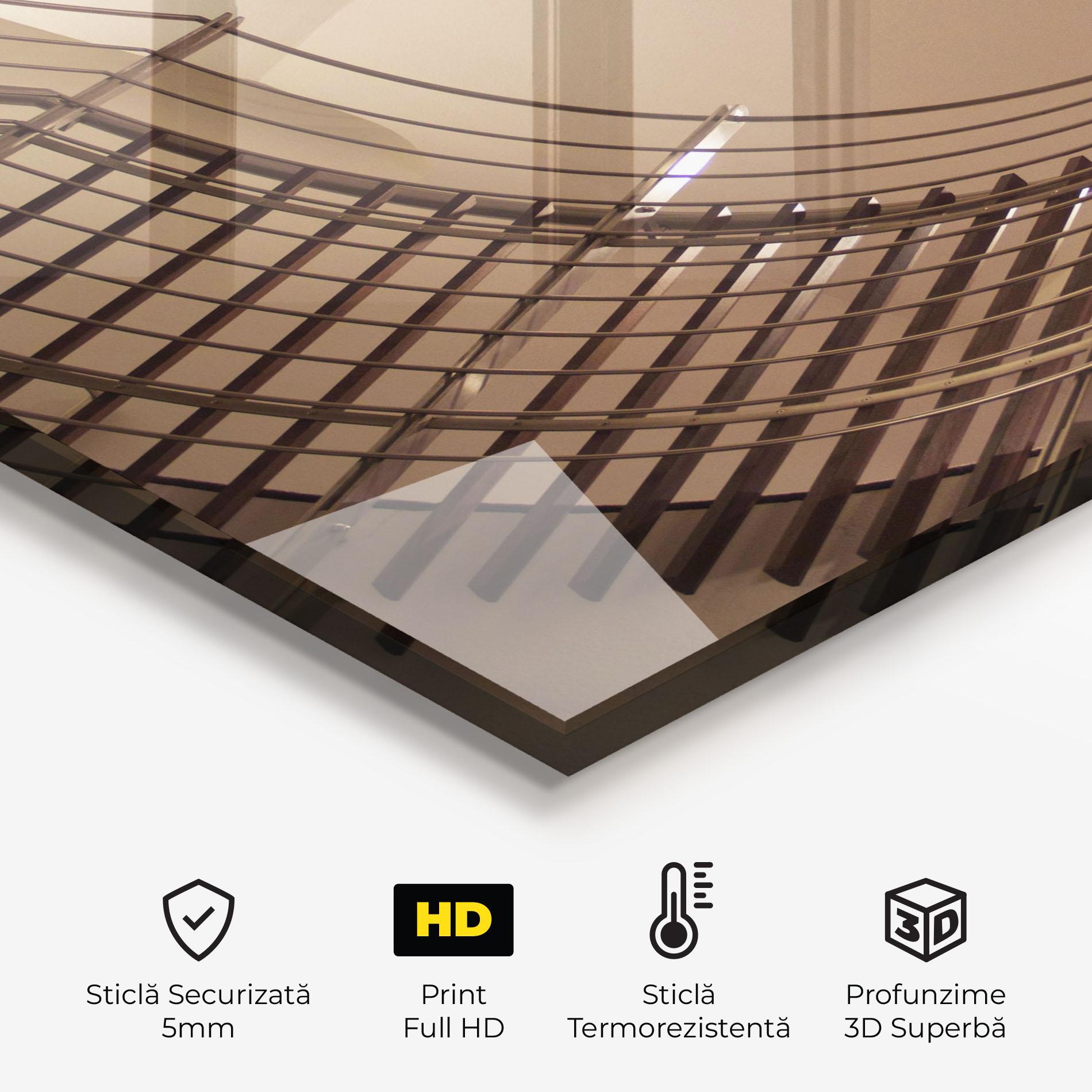 Panou Sticla Bucatarie Cream Stairs mockup 2