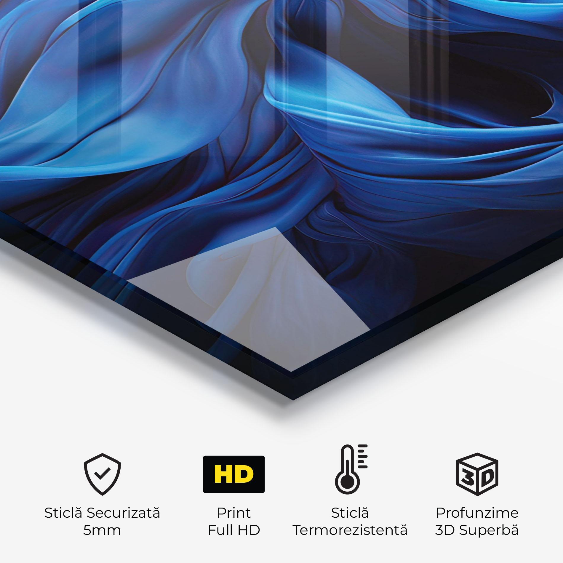 Panou Sticla Bucatarie Floating Blue mockup 2