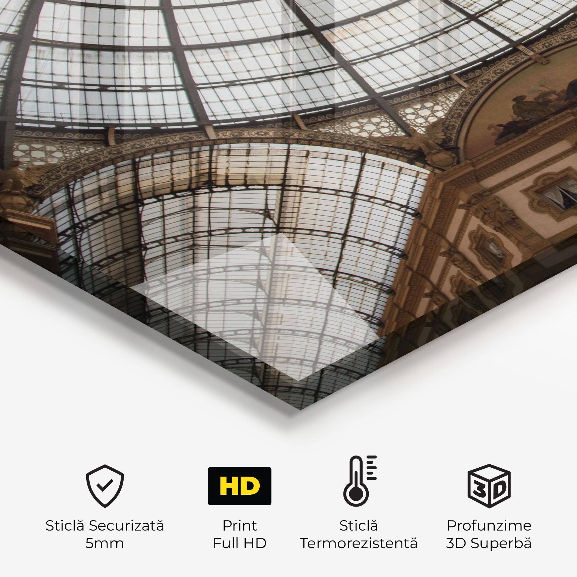 Panou Sticla Bucatarie Galleria Ceiling mockup 2