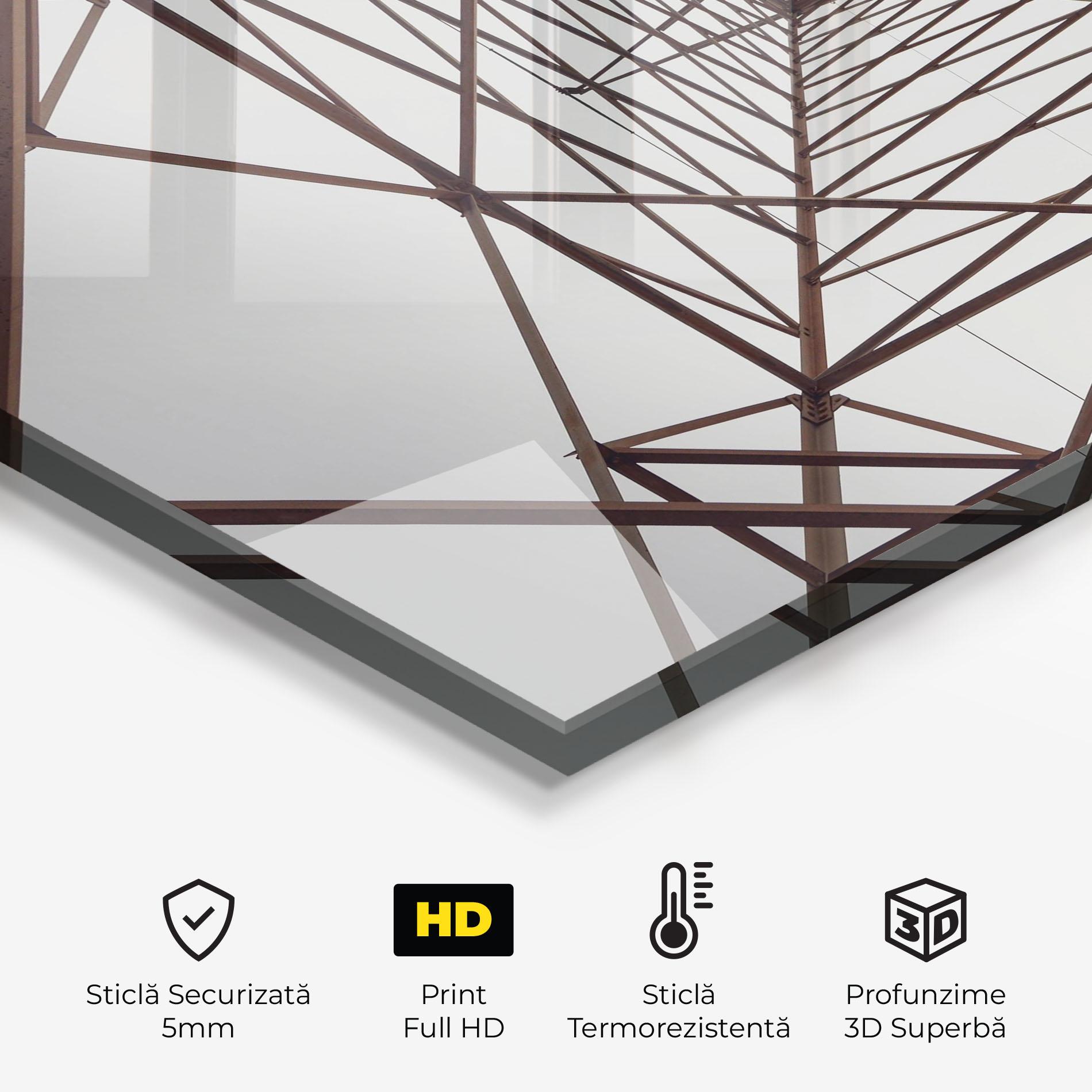 Panou Sticla Bucatarie Geometric Pillar mockup 2