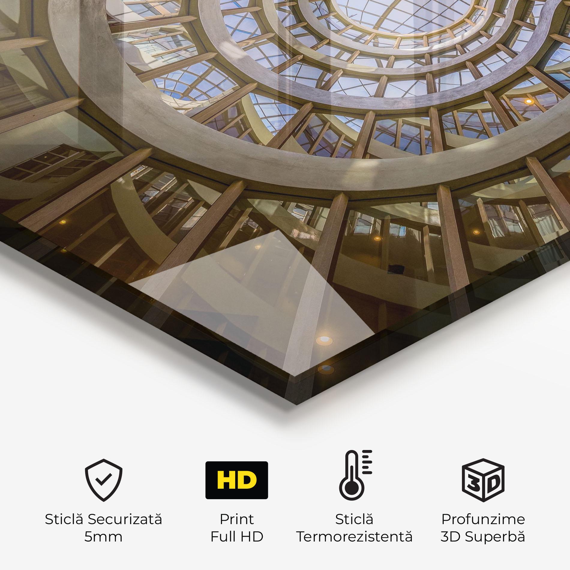 Panou Sticla Bucatarie Glass Building mockup 2