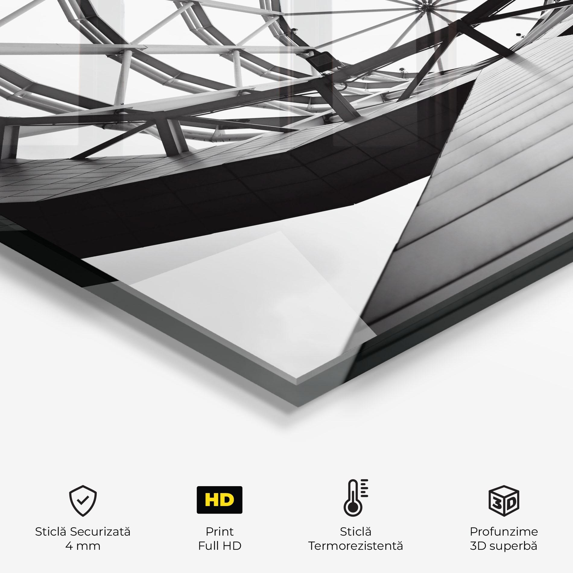 Panou Sticla Bucatarie Circular Dome mockup 2