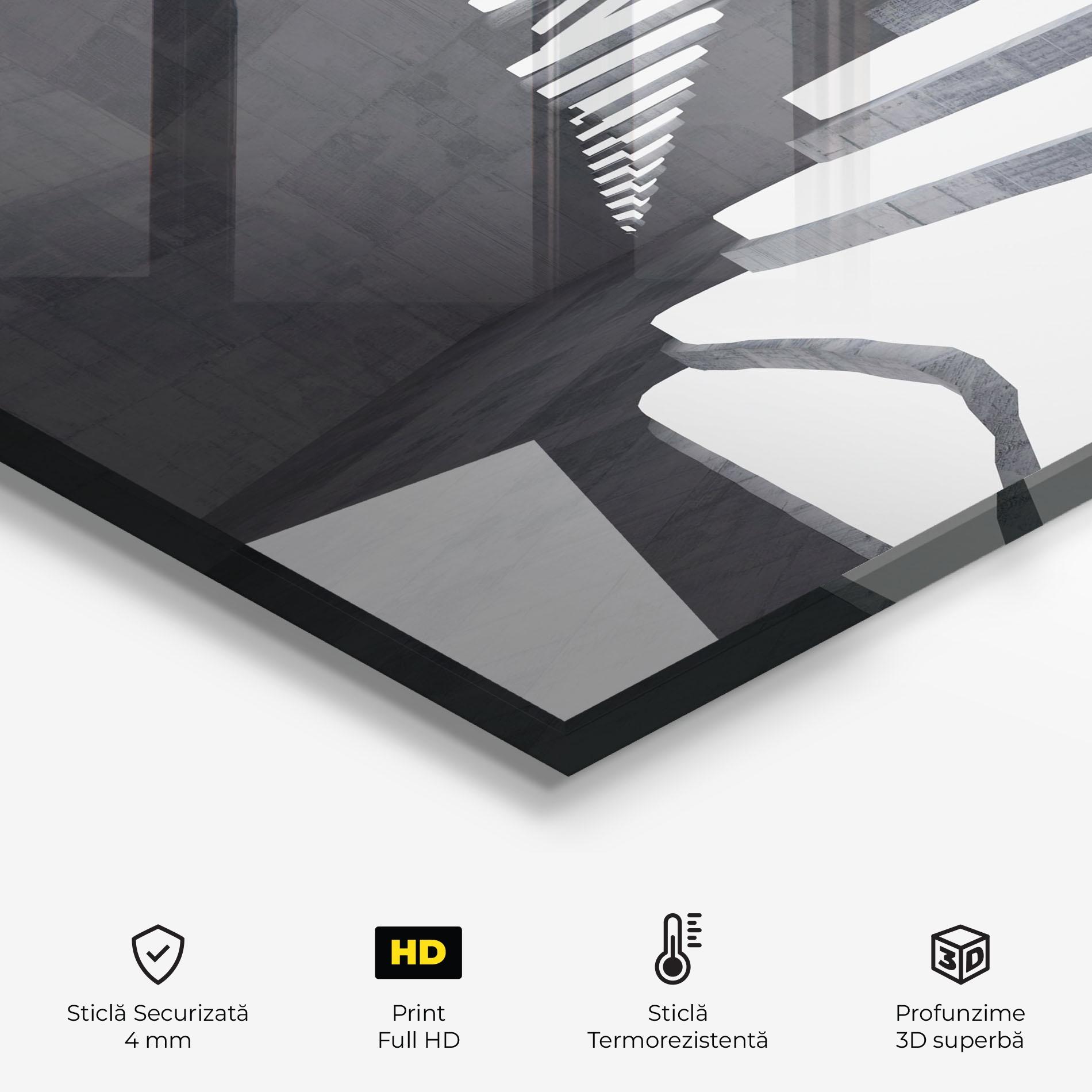 Panou Sticla Bucatarie Concrete Architecture mockup 2