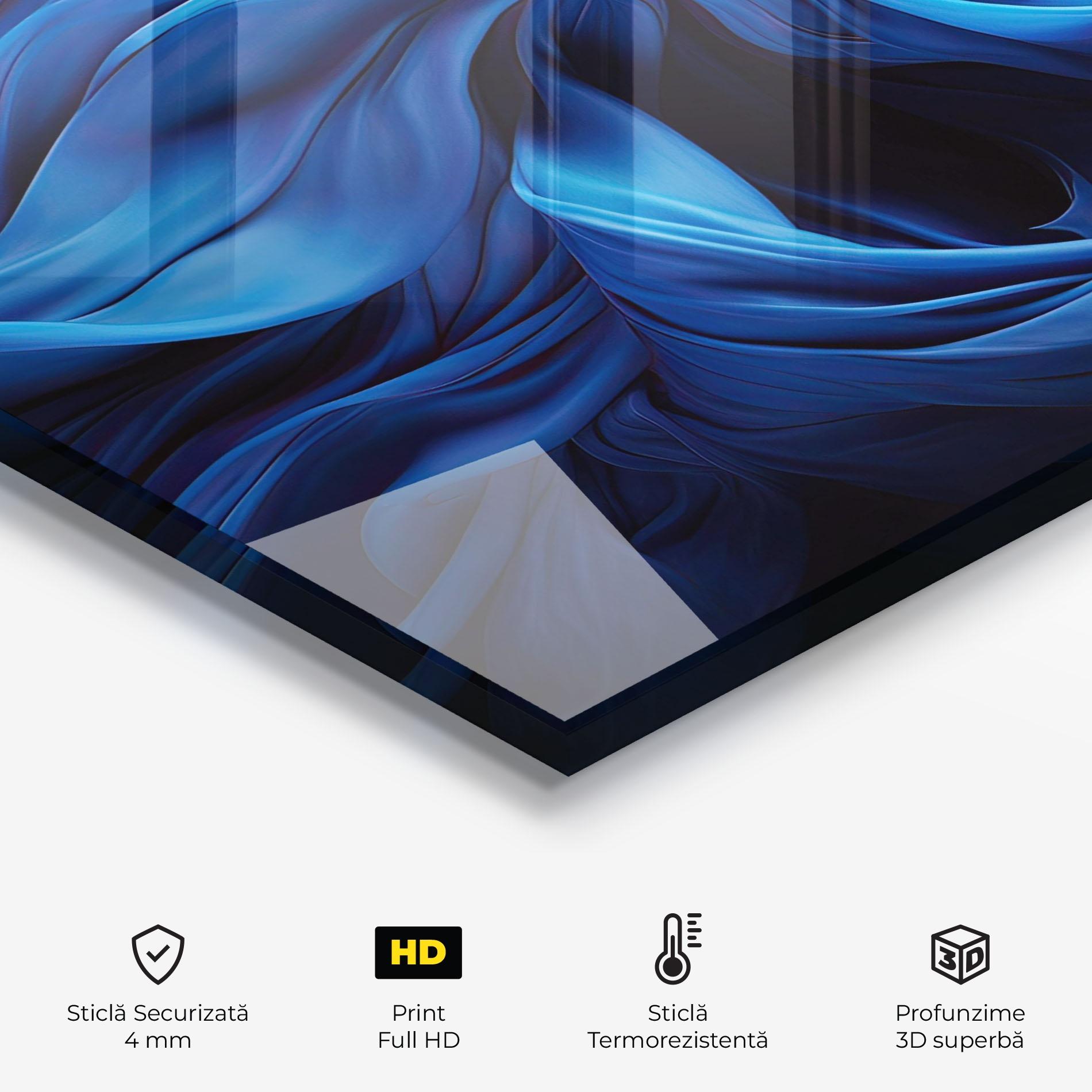 Panou Sticla Bucatarie Floating Blue mockup 2