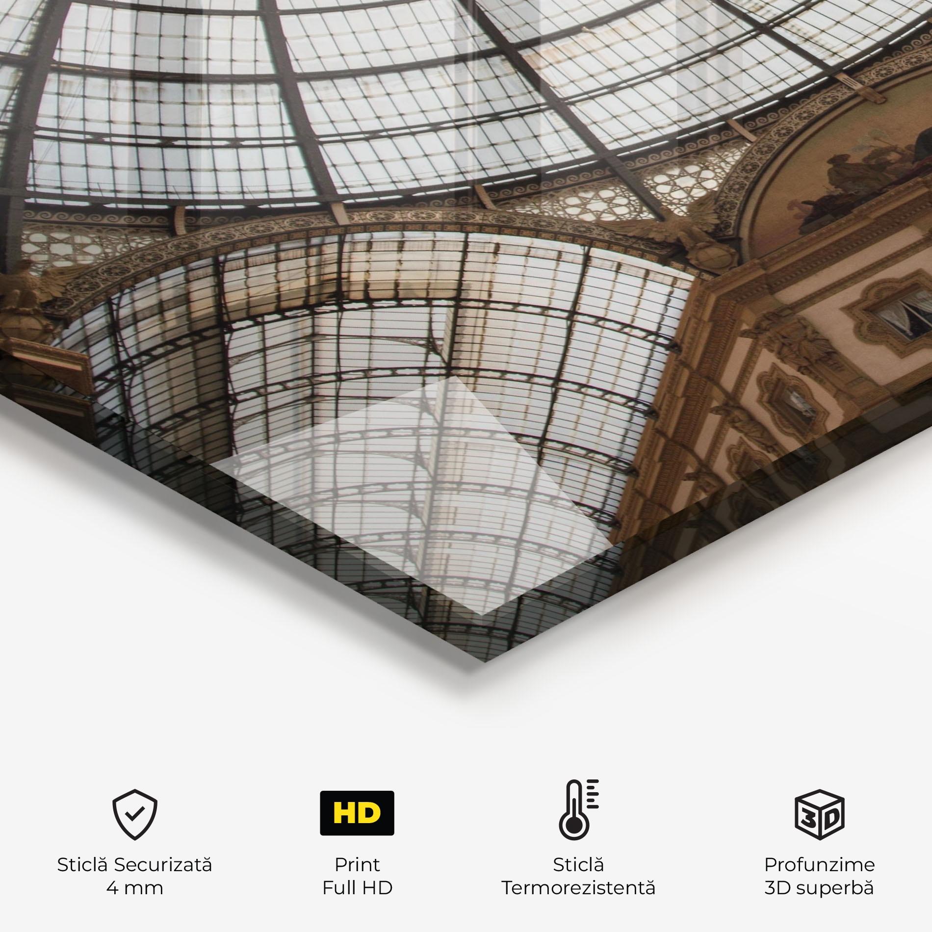 Panou Sticla Bucatarie Galleria Ceiling mockup 2