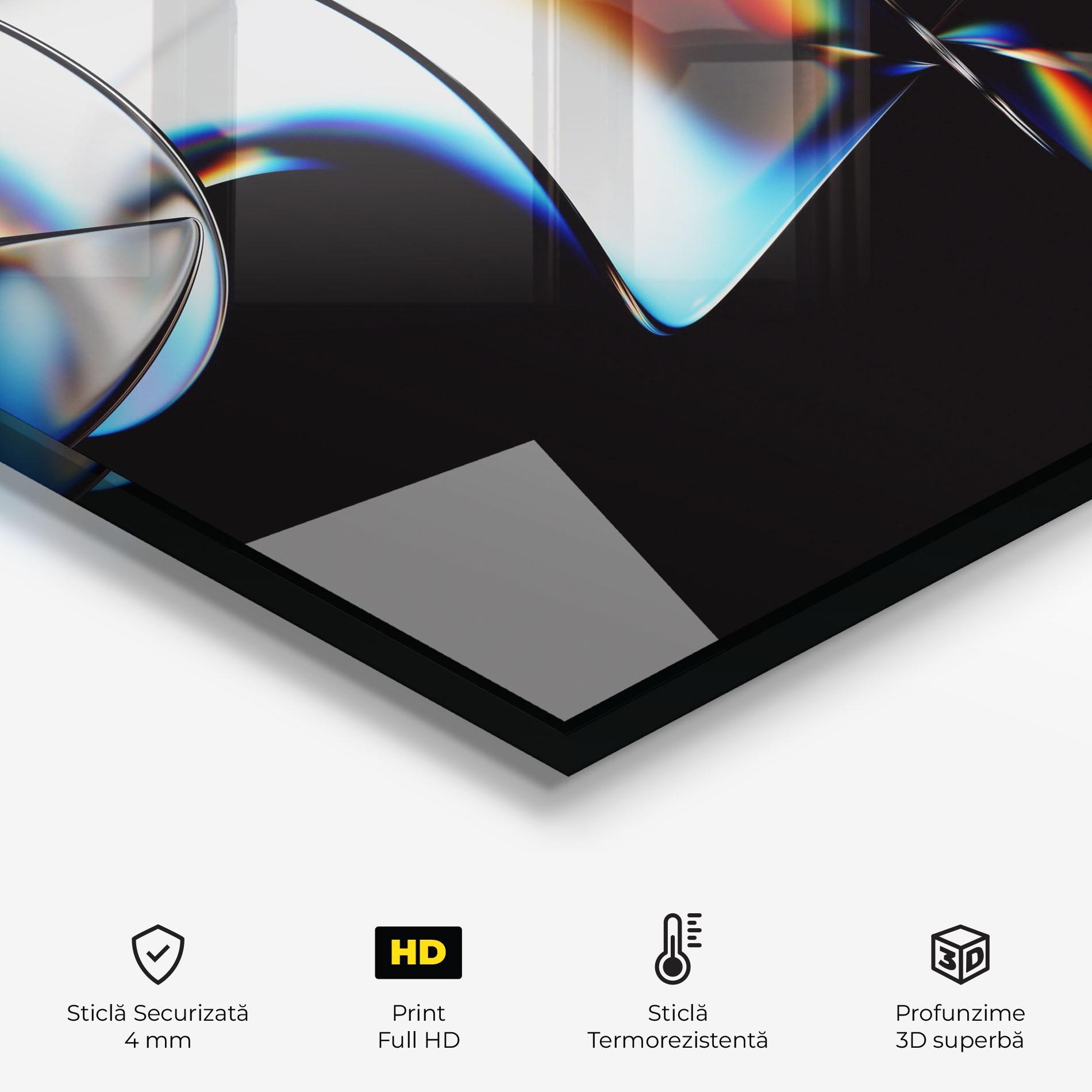 Panou Sticla Bucatarie Metal Spiral mockup 2