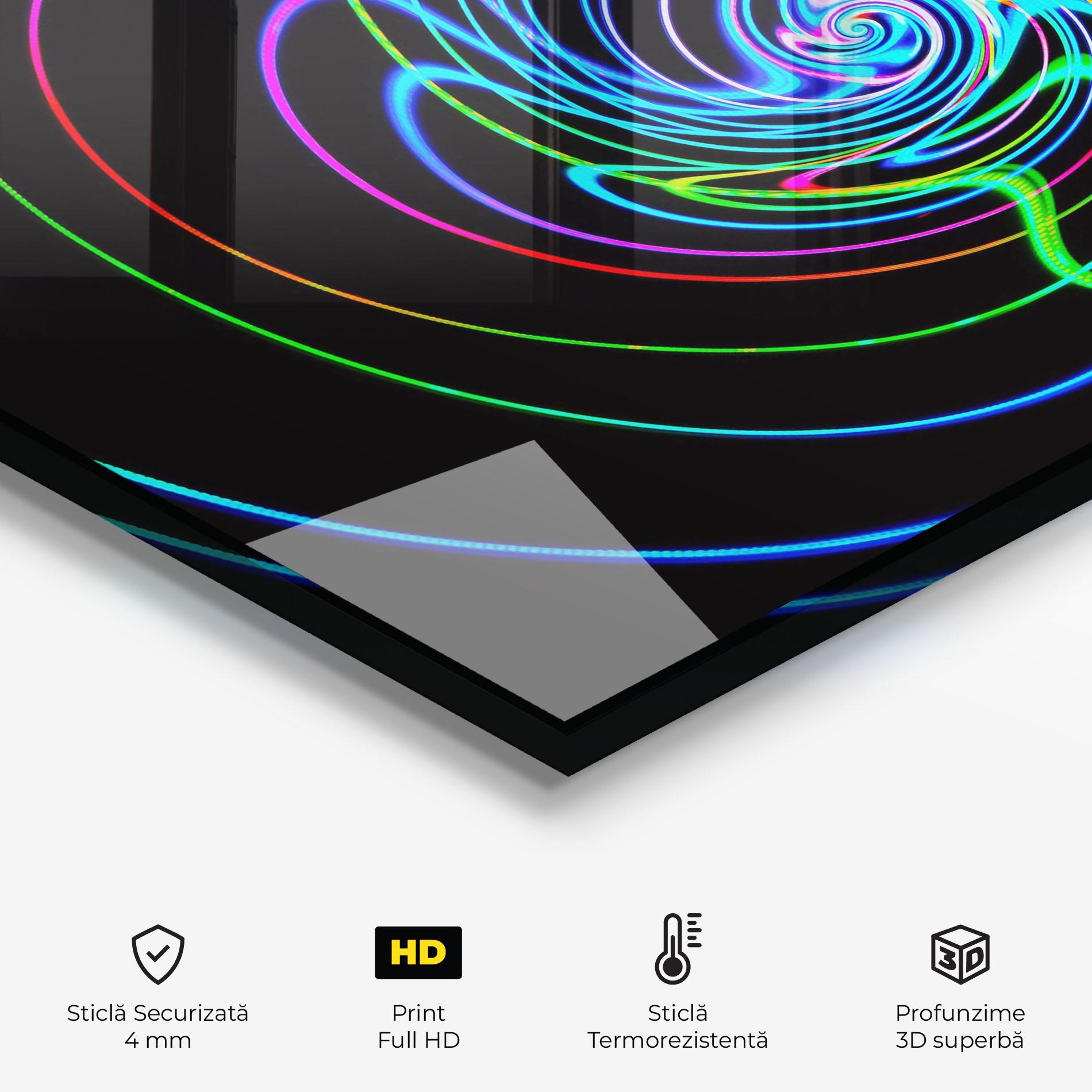 Panou Sticla Bucatarie Mixed Lights mockup 2