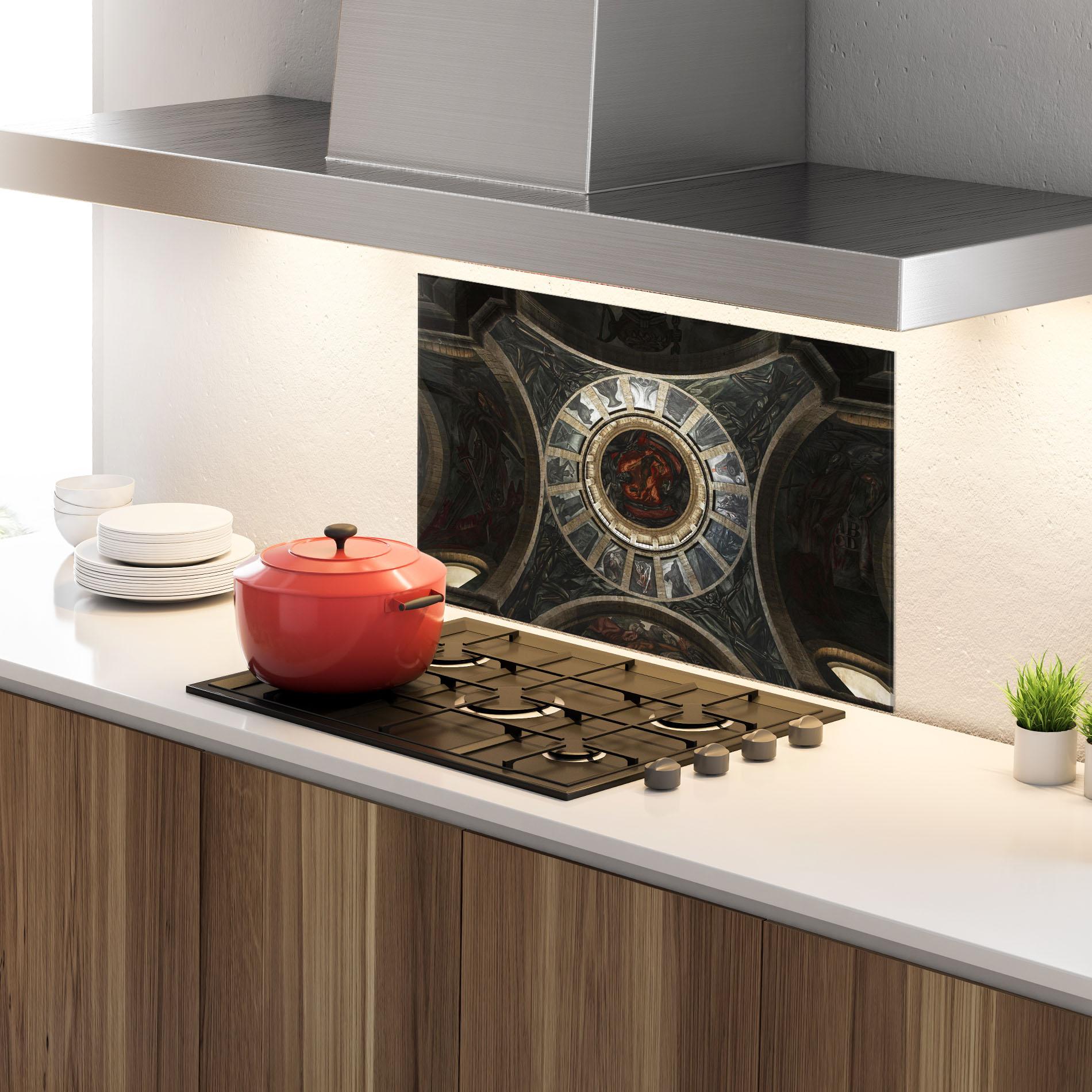 Panou Sticla Bucatarie Mexico Architecture mockup 4