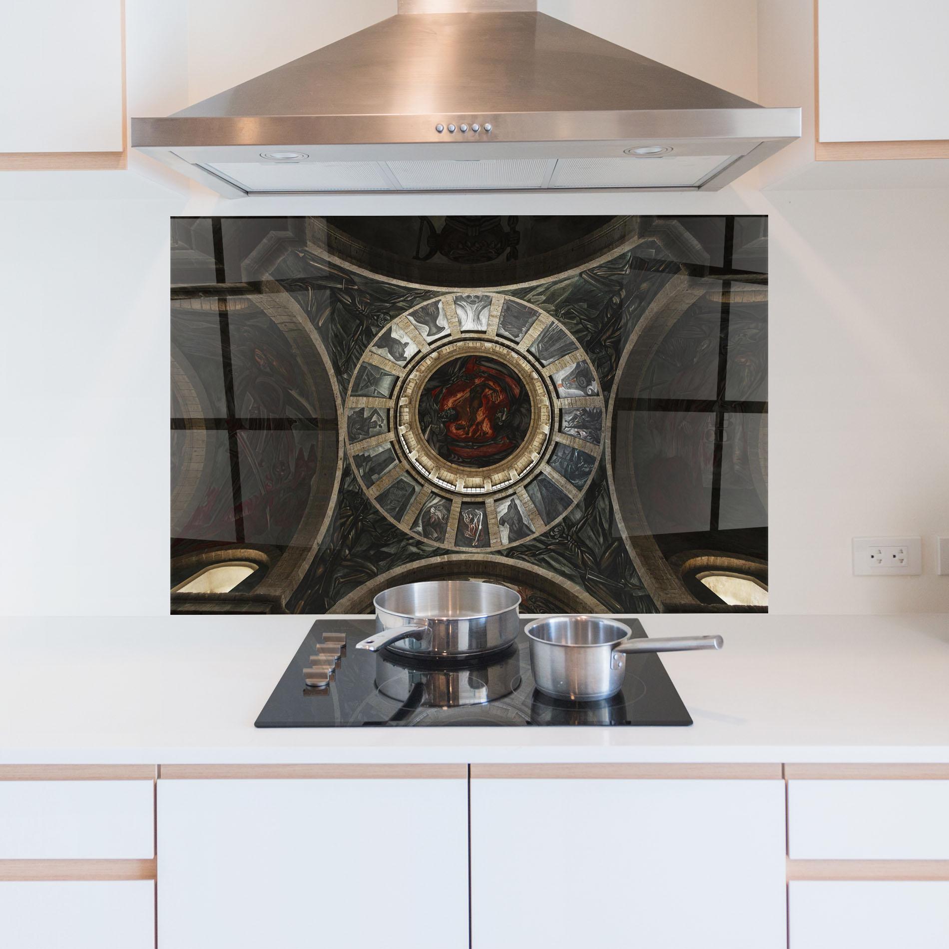 Panou Sticla Bucatarie Mexico Architecture mockup 5