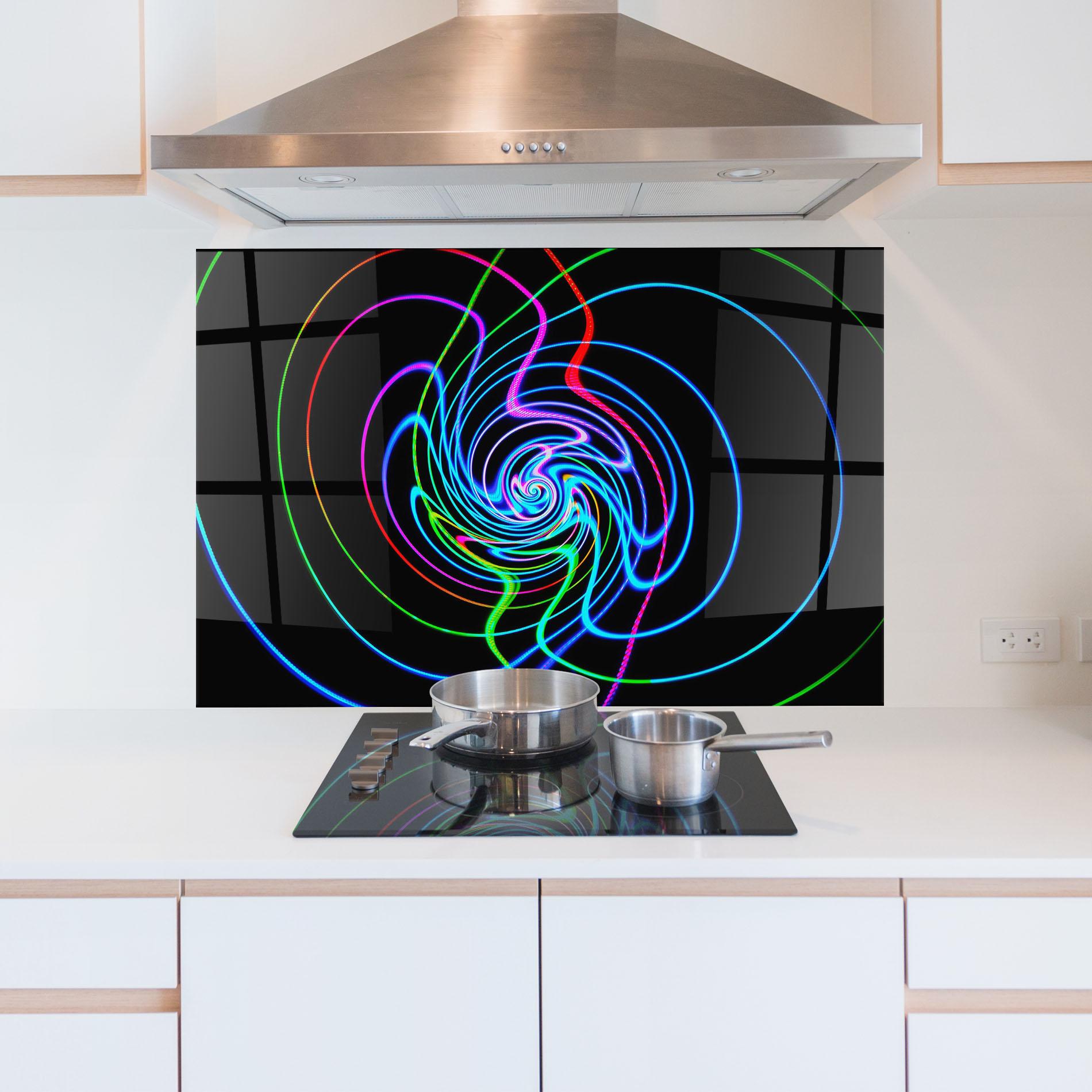 Panou Sticla Bucatarie Mixed Lights mockup 5