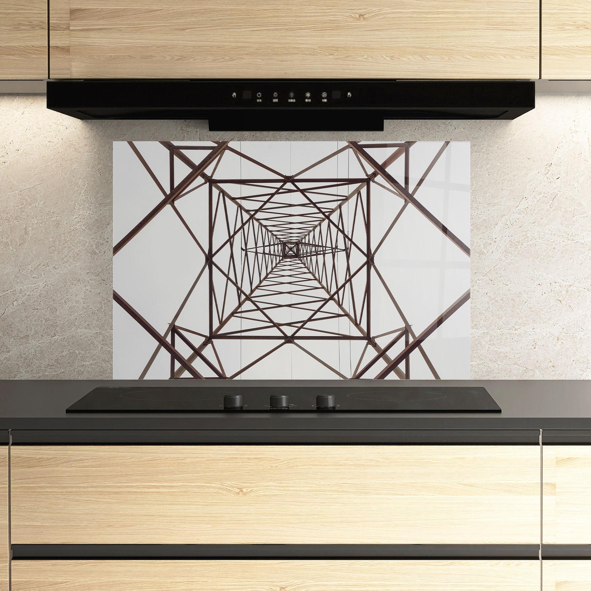 Panou Sticla Bucatarie Geometric Pillar mockup 3