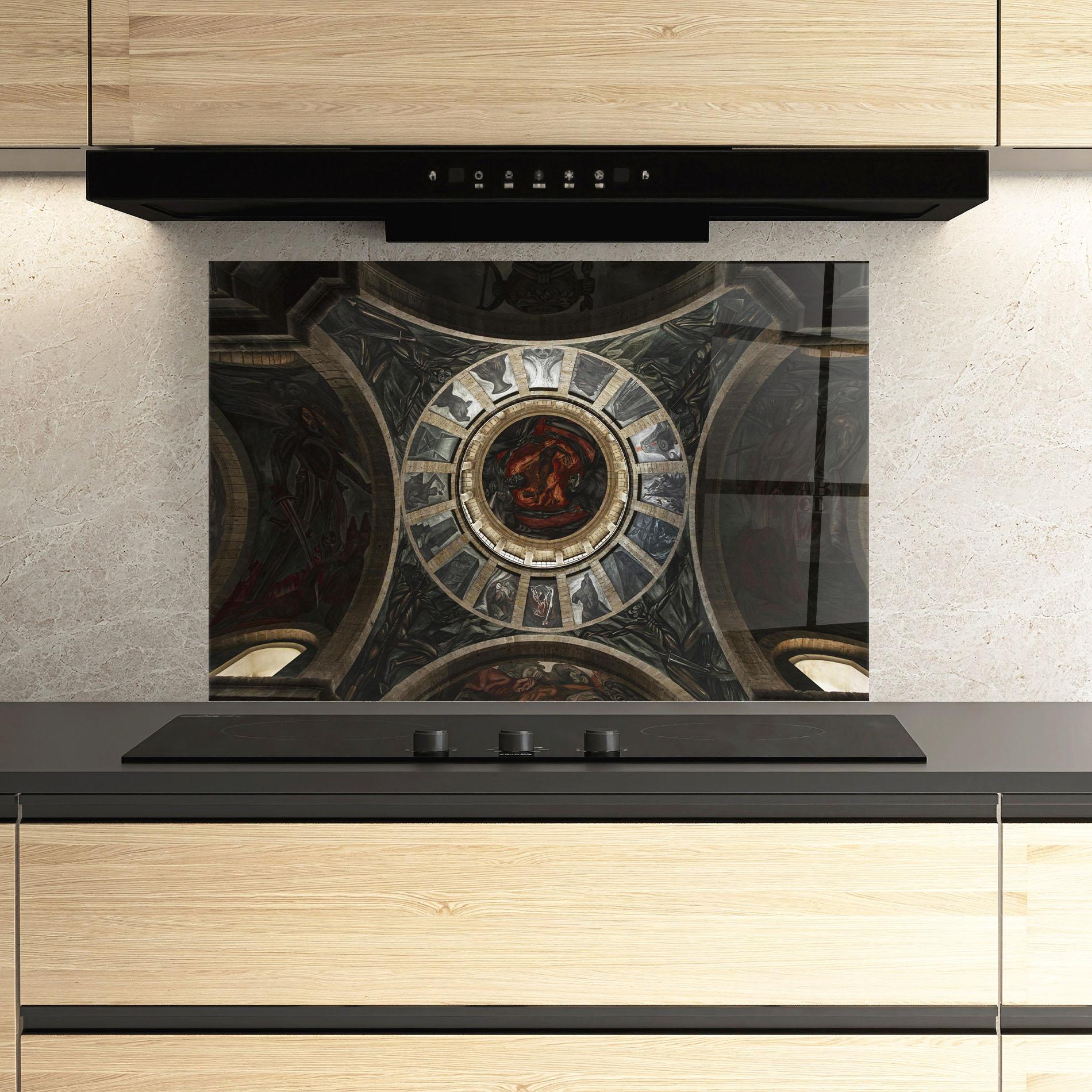 Panou Sticla Bucatarie Mexico Architecture mockup 3