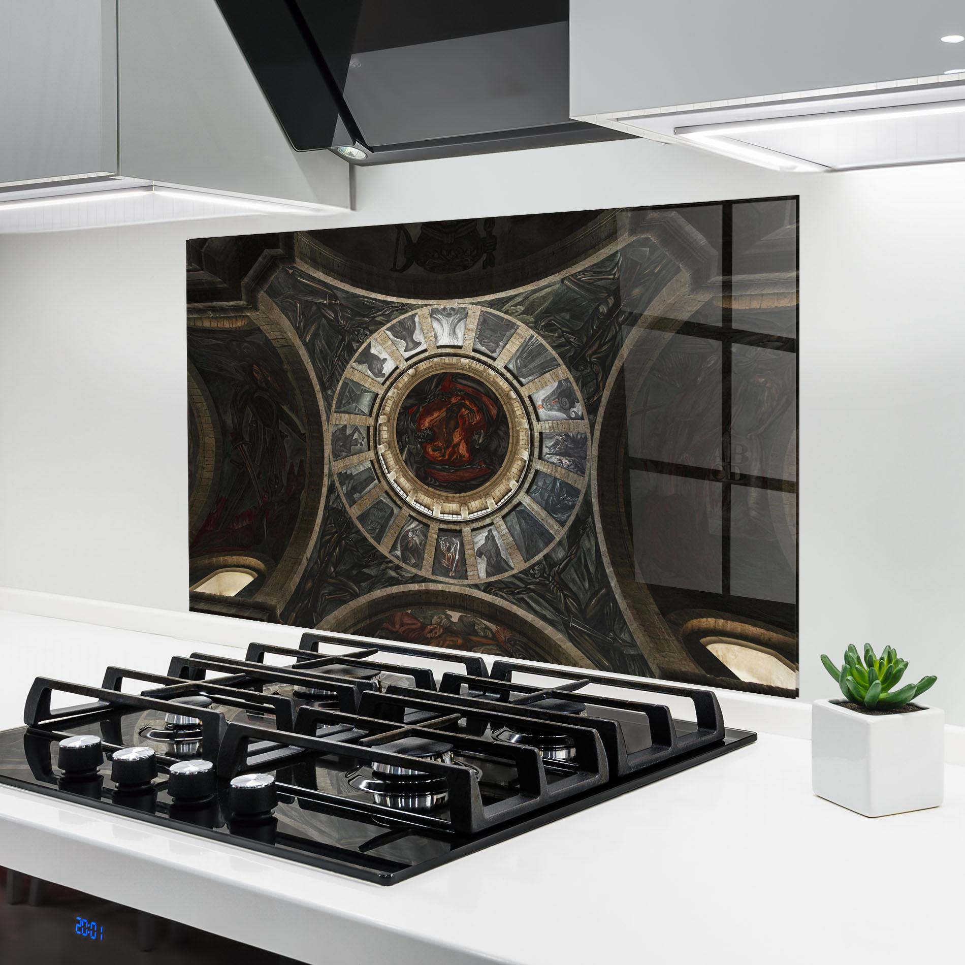 Panou Sticla Bucatarie Mexico Architecture mockup 6