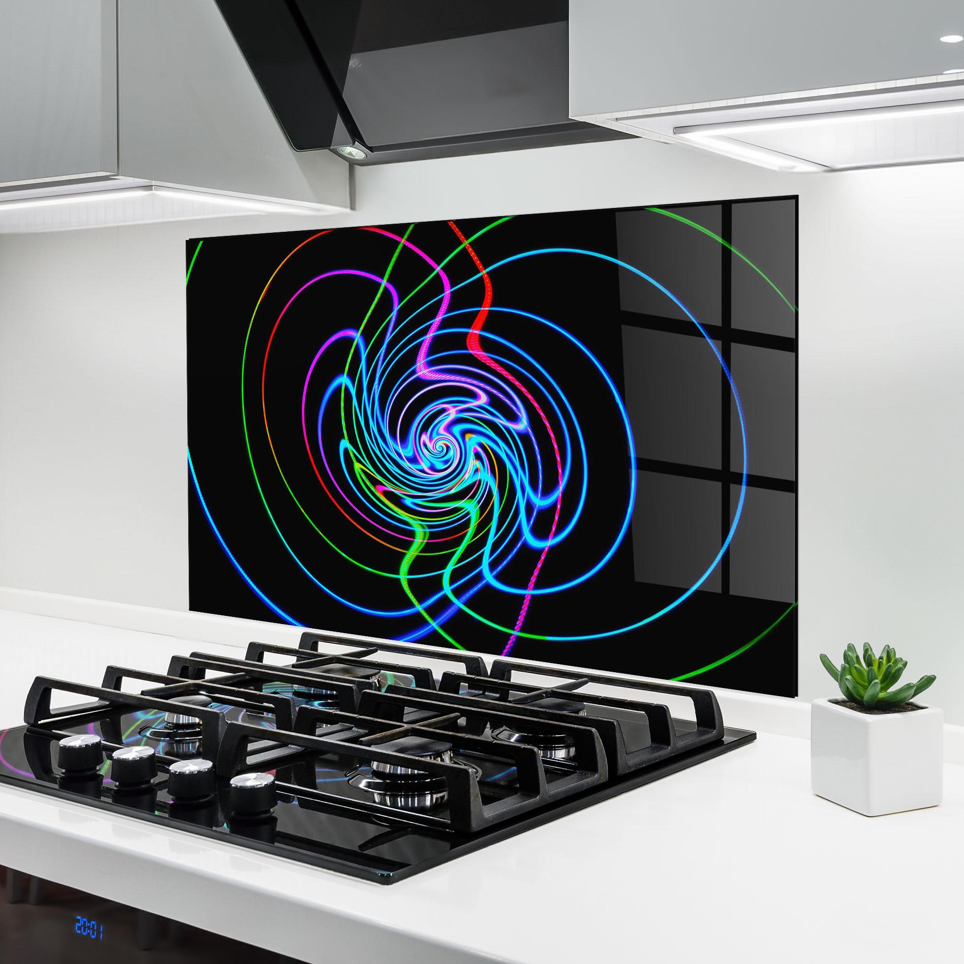 Panou Sticla Bucatarie Mixed Lights mockup 6