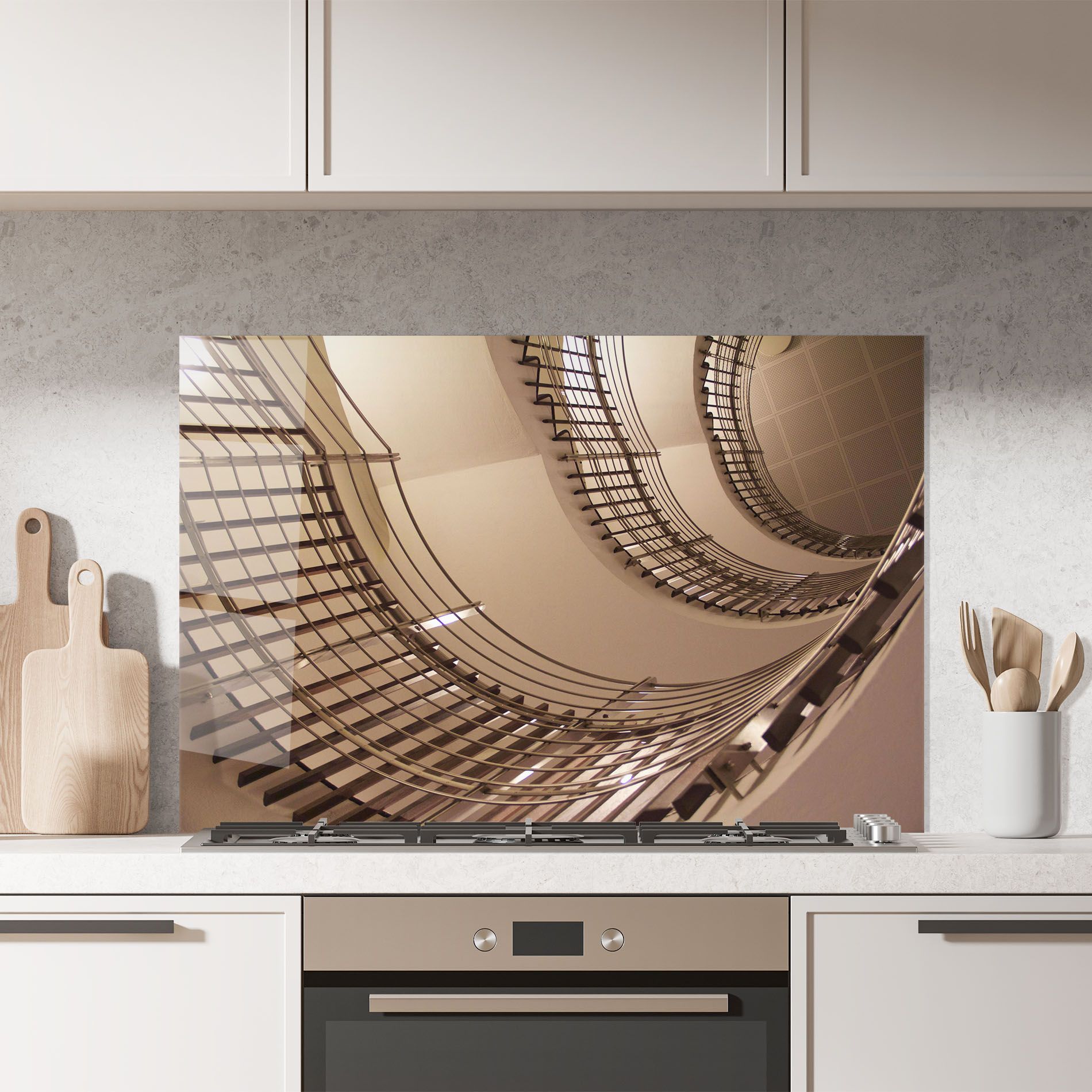 Cream Stairs mockup 7