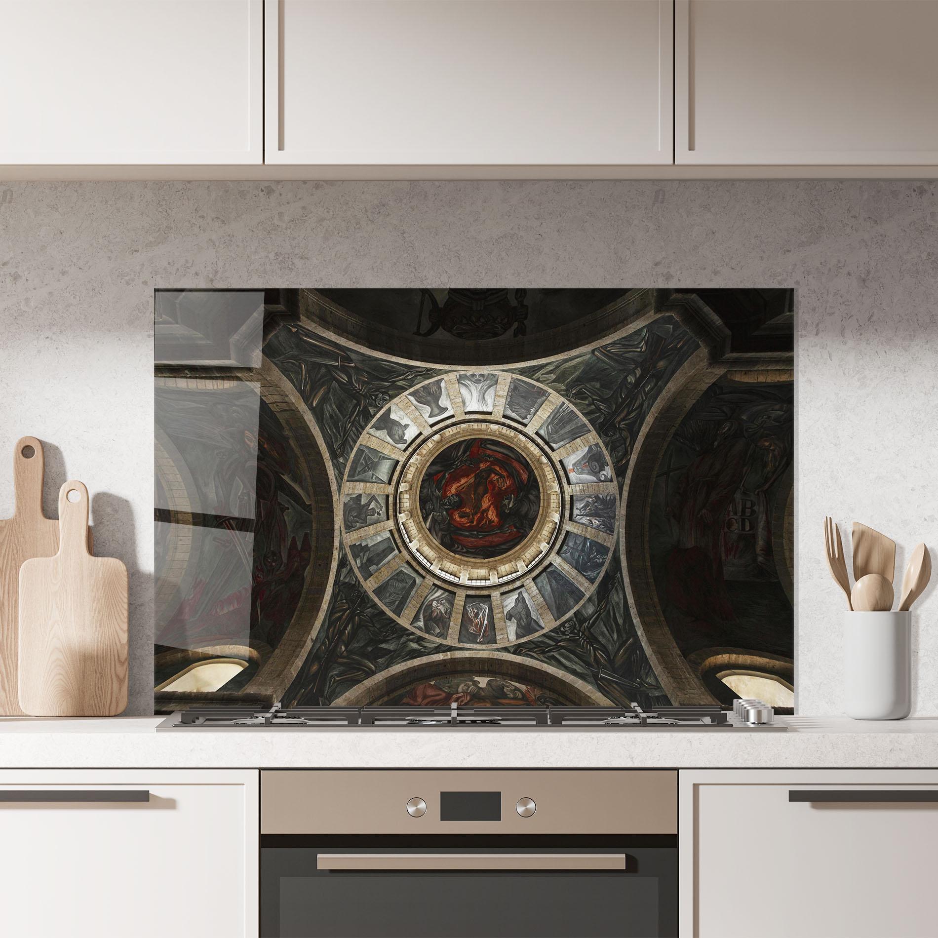 Panou Sticla Bucatarie Mexico Architecture mockup 7