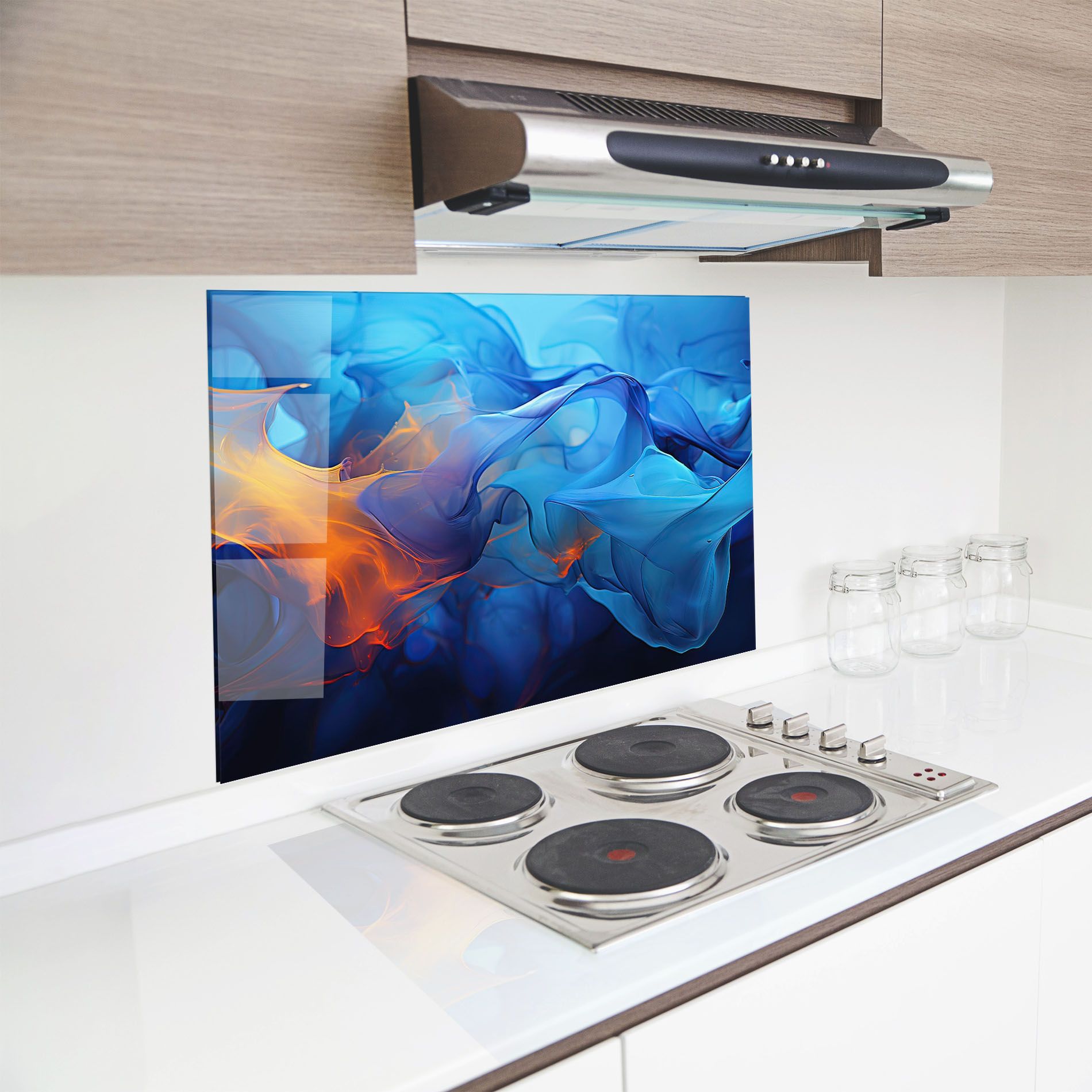 Blue Orange Floating mockup 8