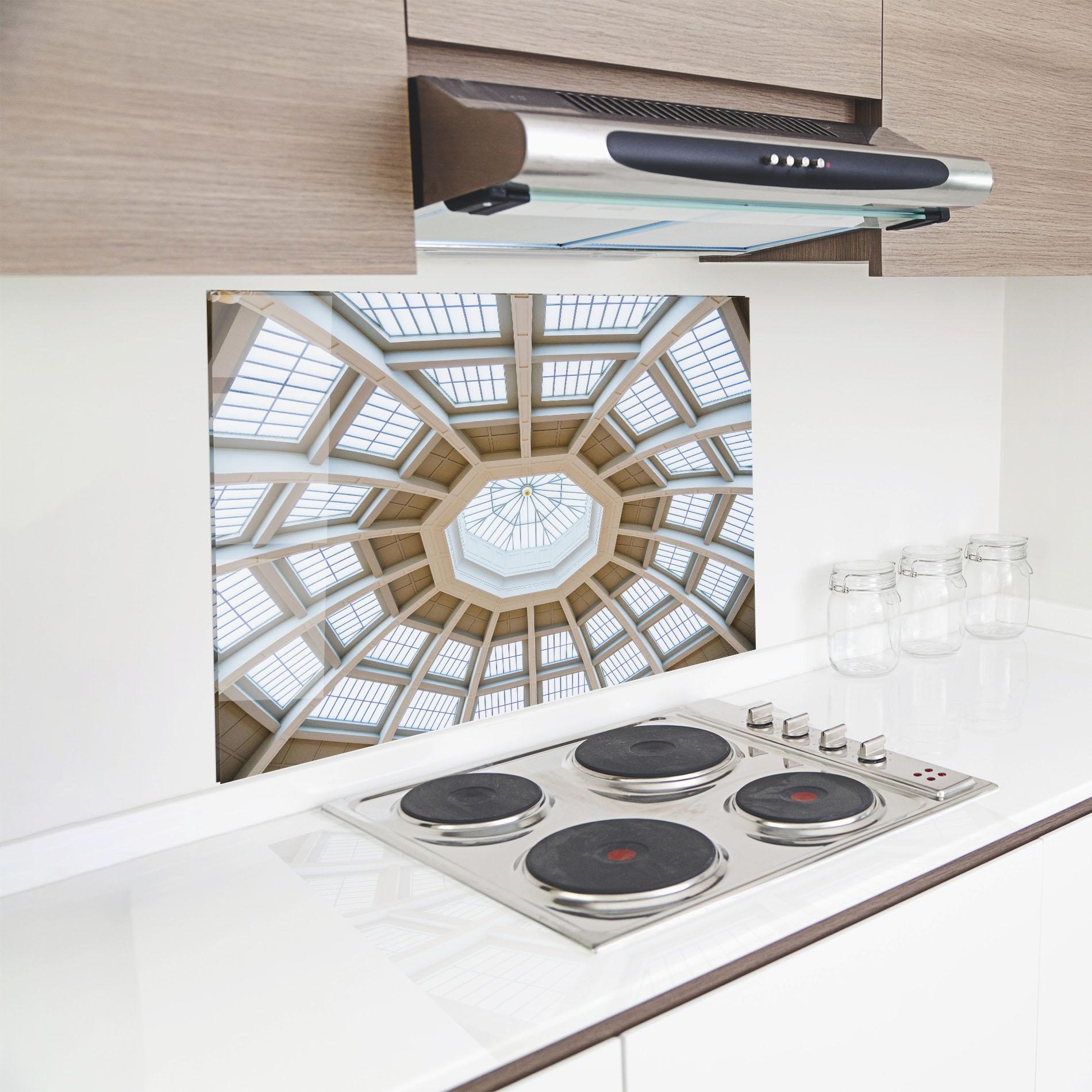 Panou Sticla Bucatarie Ceiling Dome mockup 8