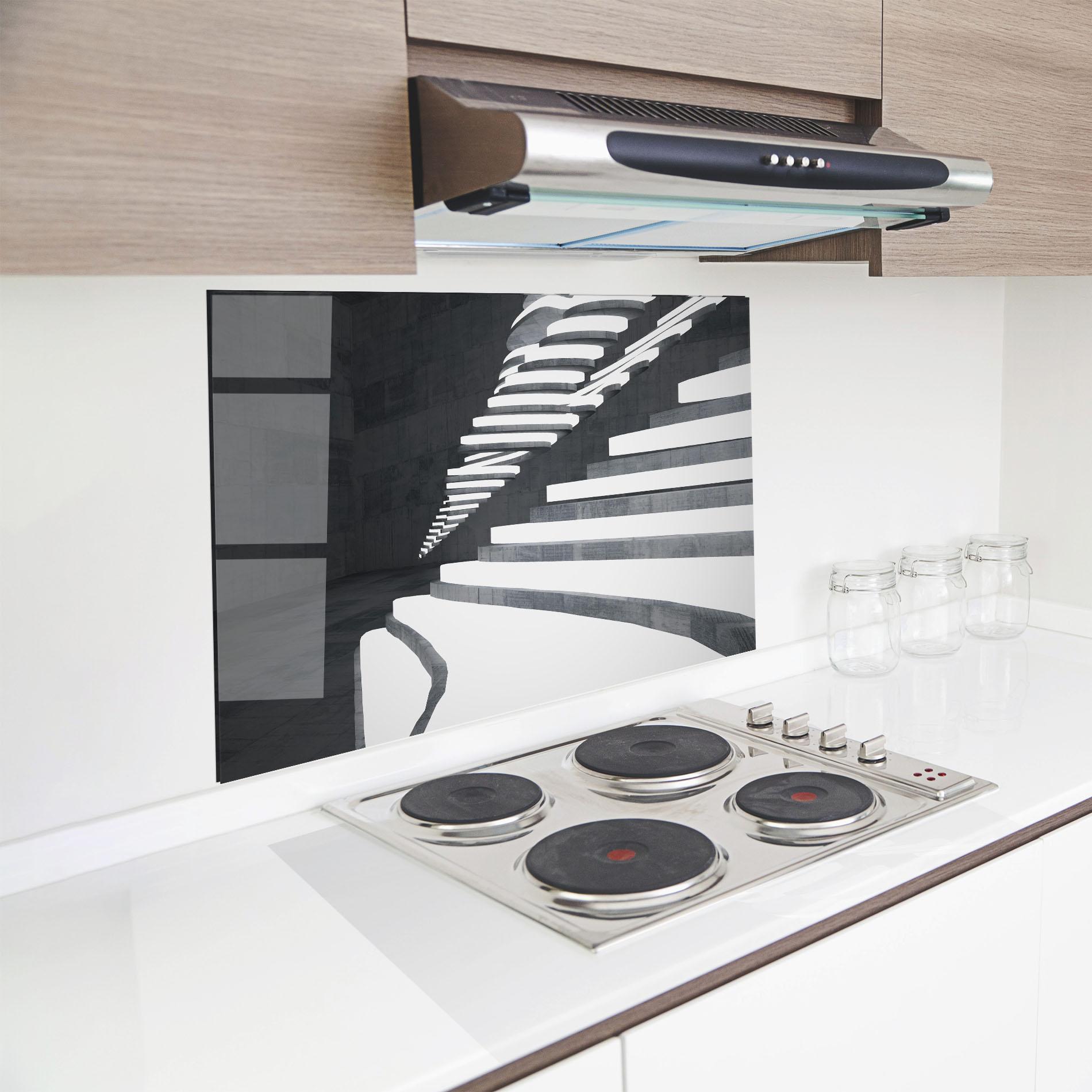 Panou Sticla Bucatarie Concrete Architecture mockup 8