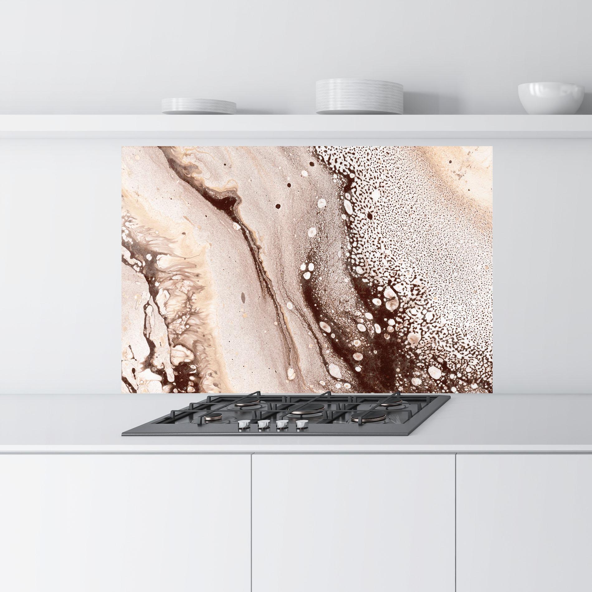 Panou Sticla Bucatarie Abstract Color mockup 9