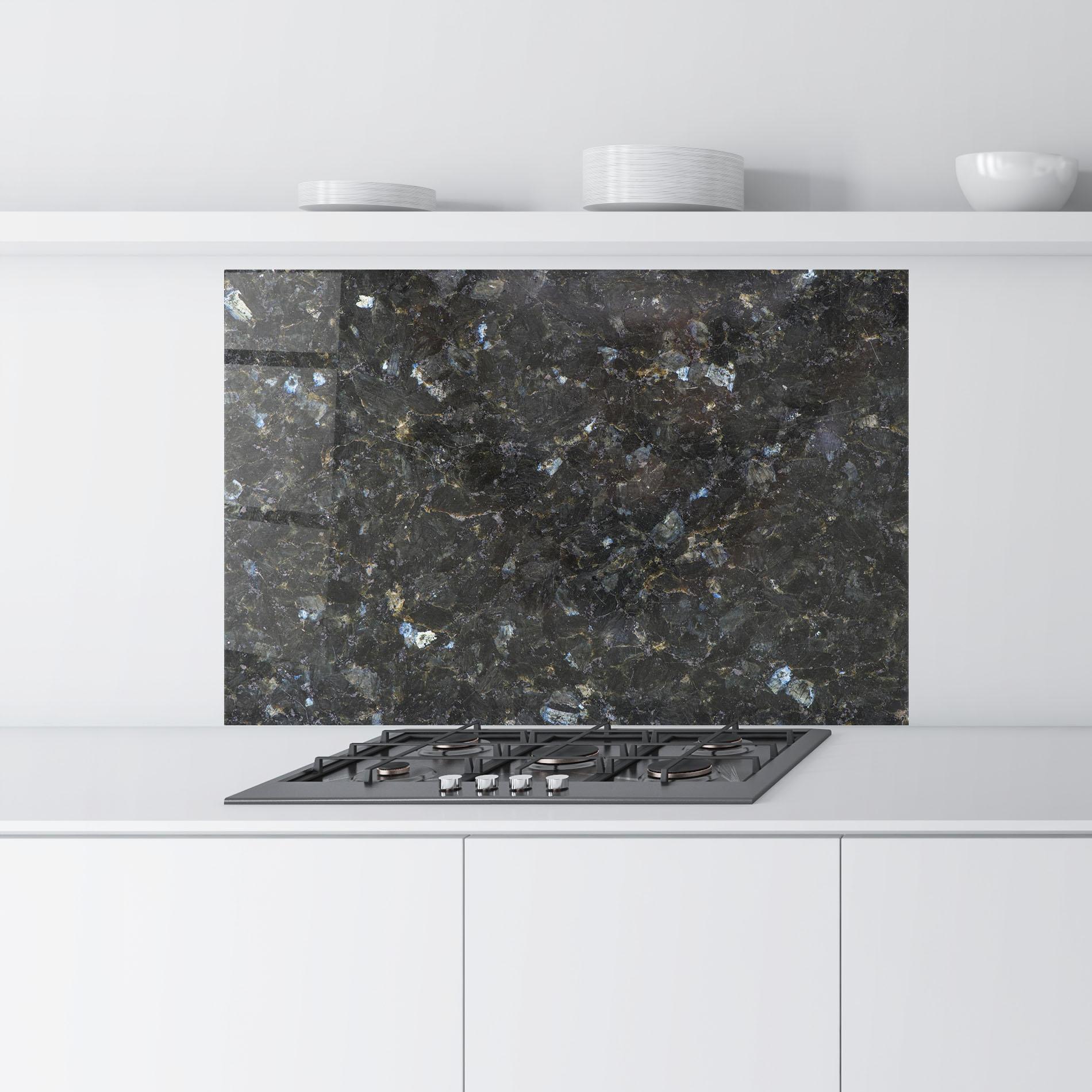 Panou Sticla Bucatarie Dark Grey Marble mockup 9