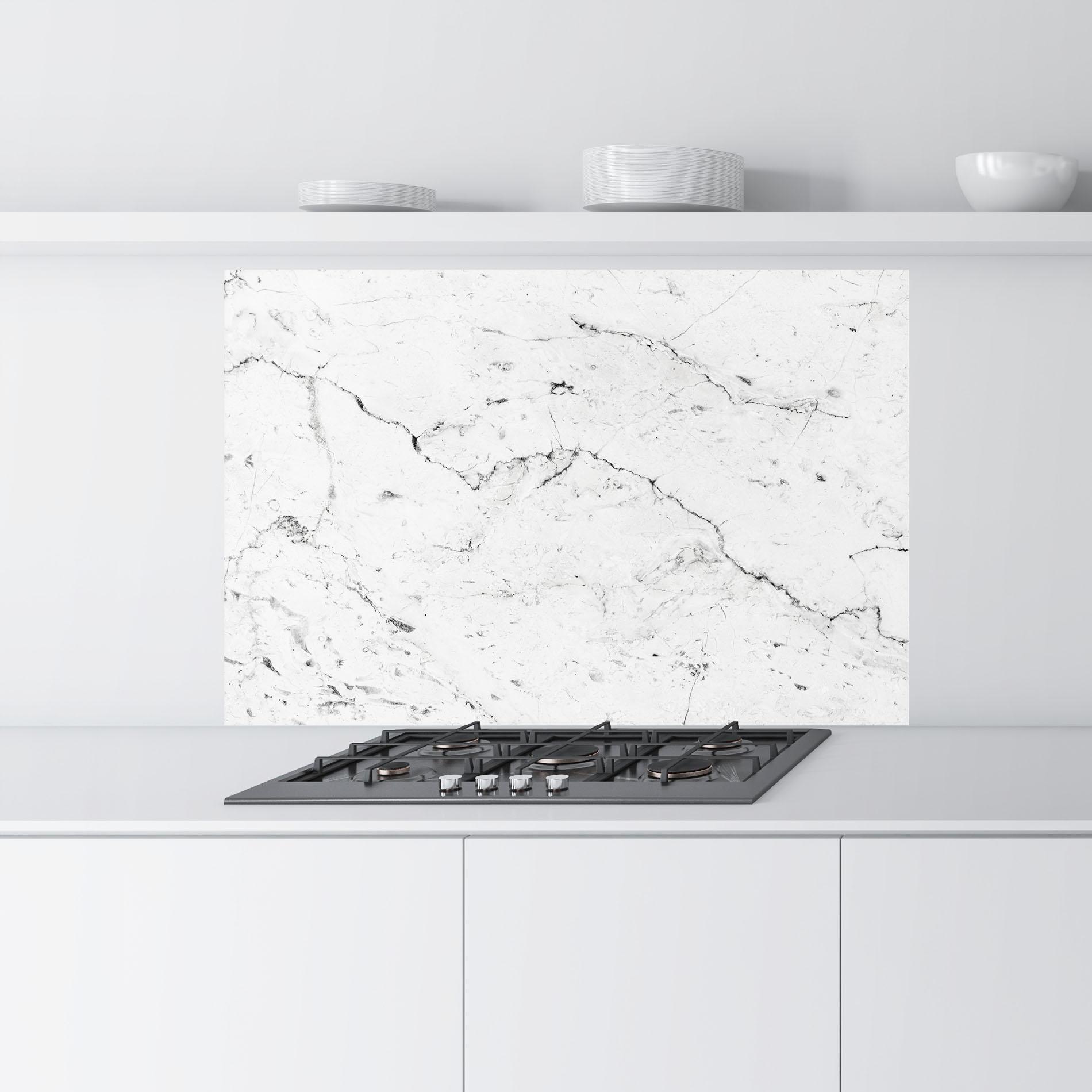 Panou Sticla Bucatarie Light Green Dark Lines mockup 9