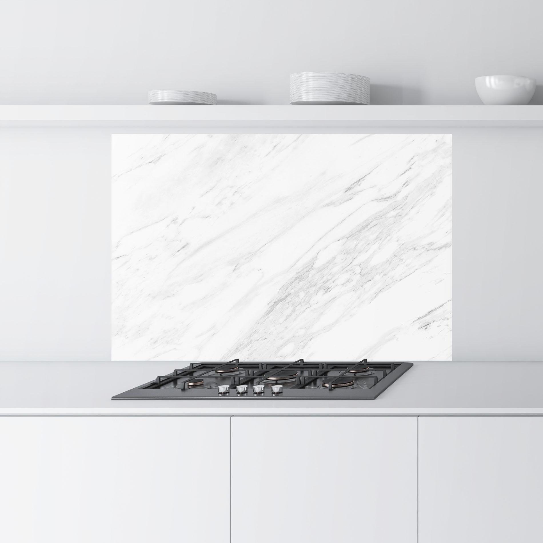 Panou Sticla Bucatarie Light Grey Marble mockup 9