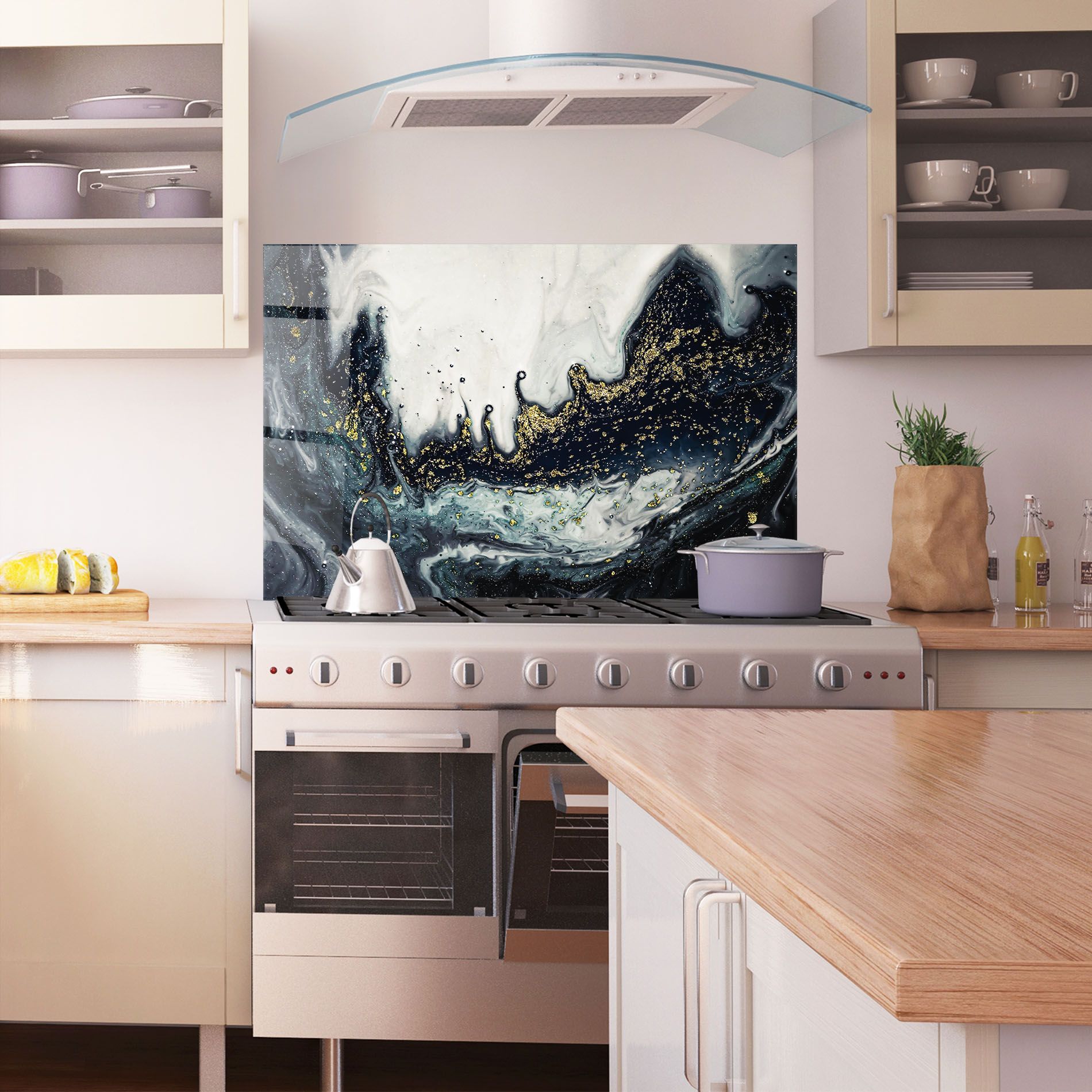 Abstract Black mockup 1