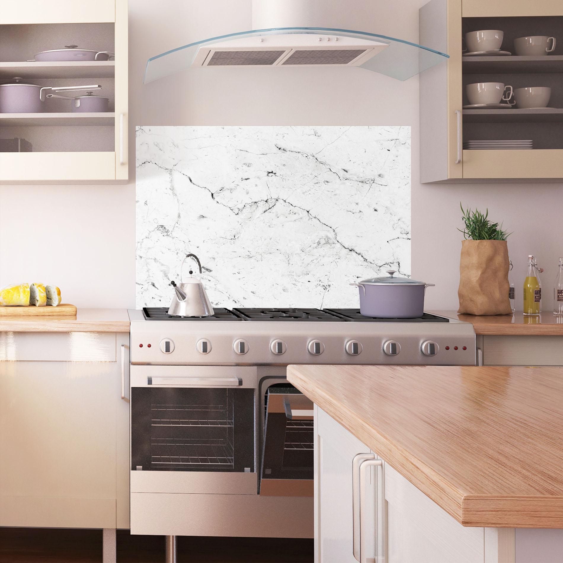 Panou Sticla Bucatarie Light Green Dark Lines mockup 1