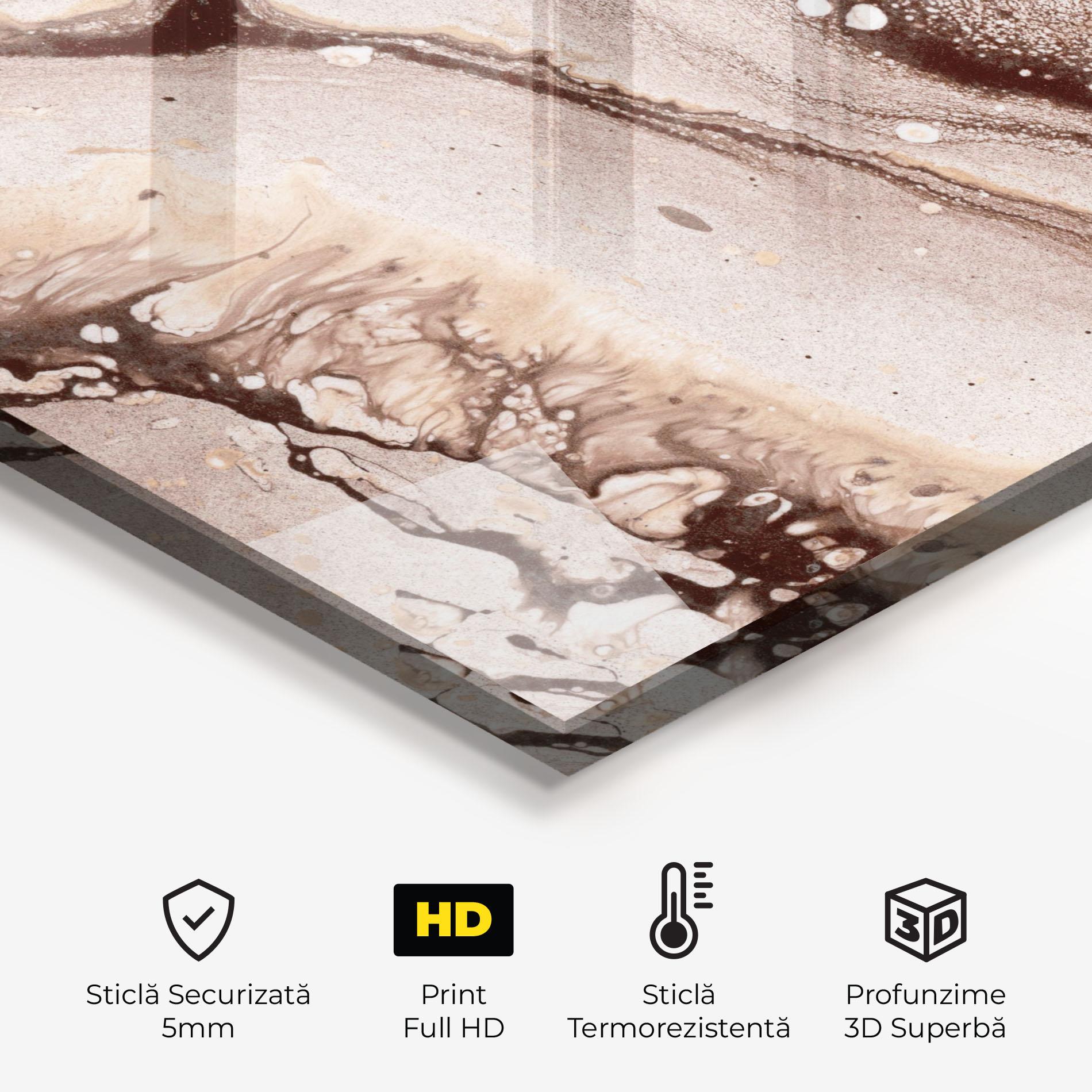 Panou Sticla Bucatarie Abstract Color mockup 2