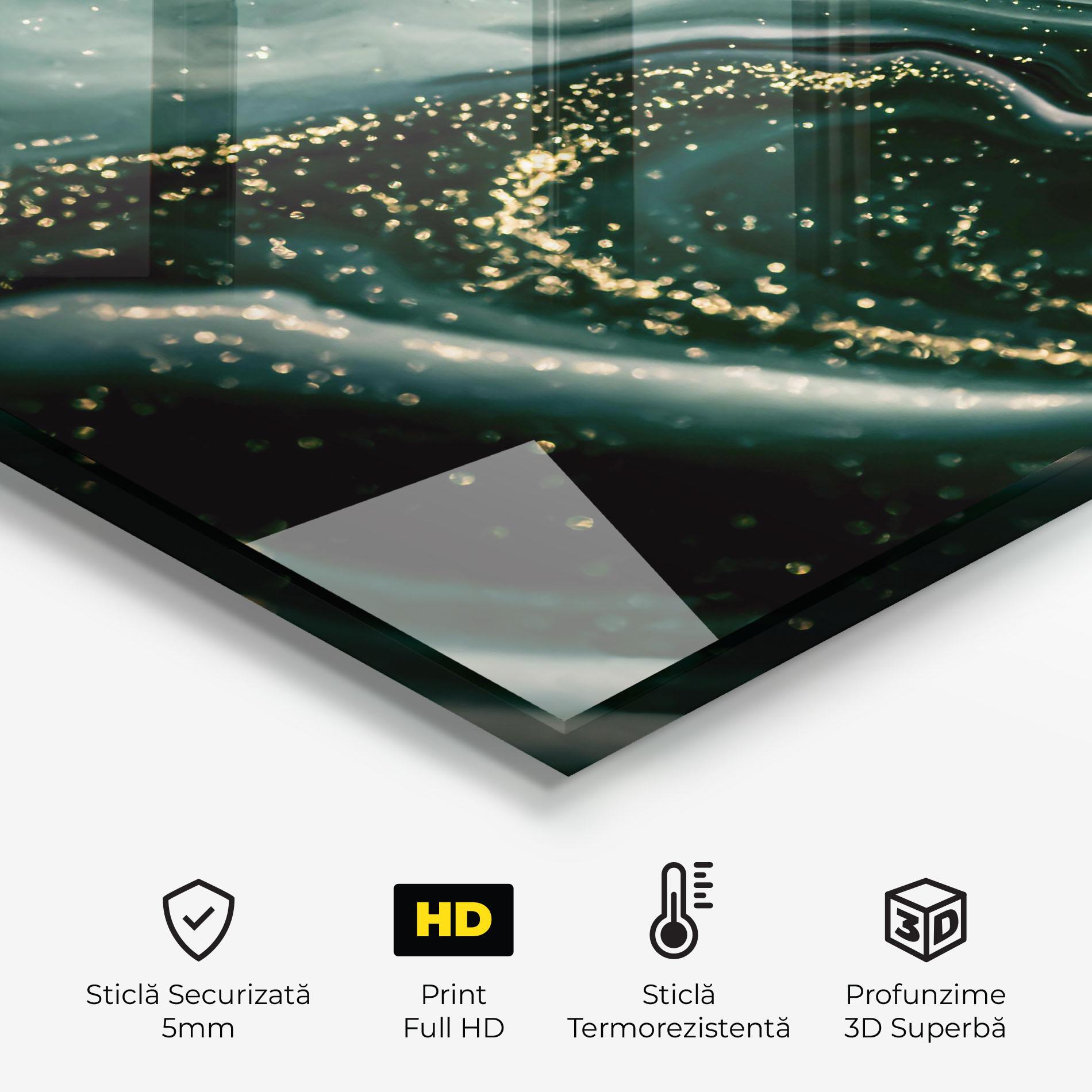 Panou Sticla Bucatarie Abstract Shades mockup 2