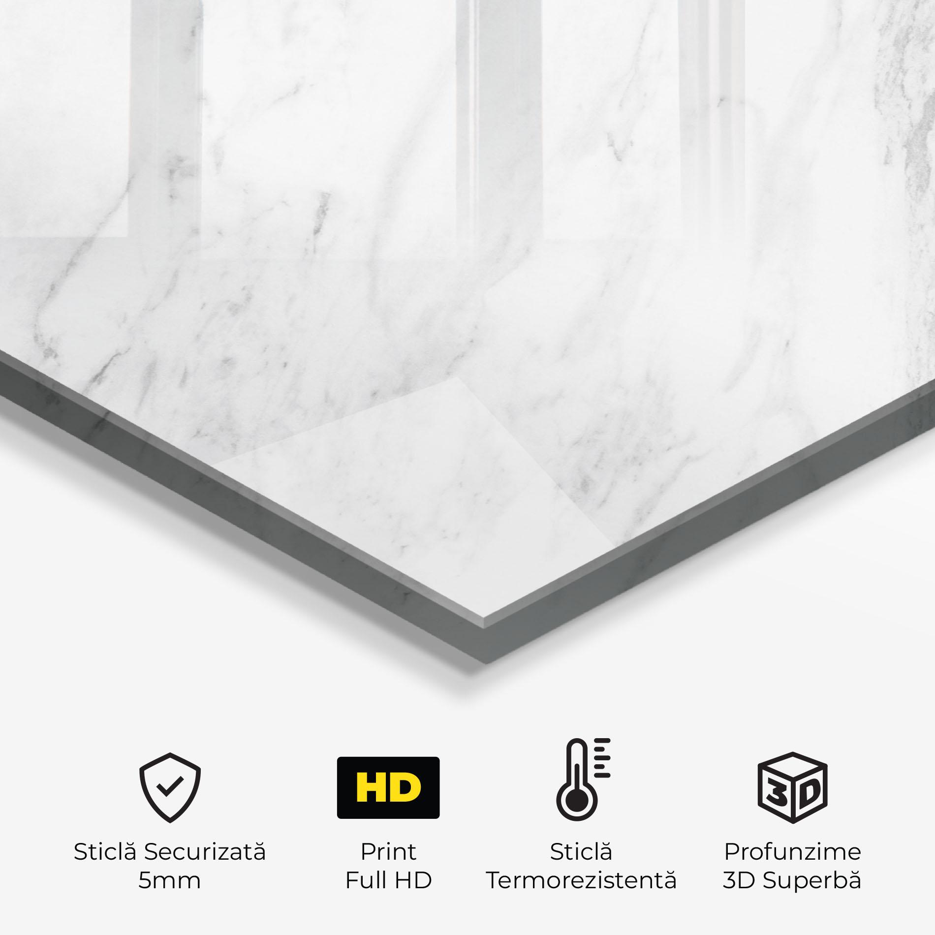 Panou Sticla Bucatarie Light Grey Marble mockup 2