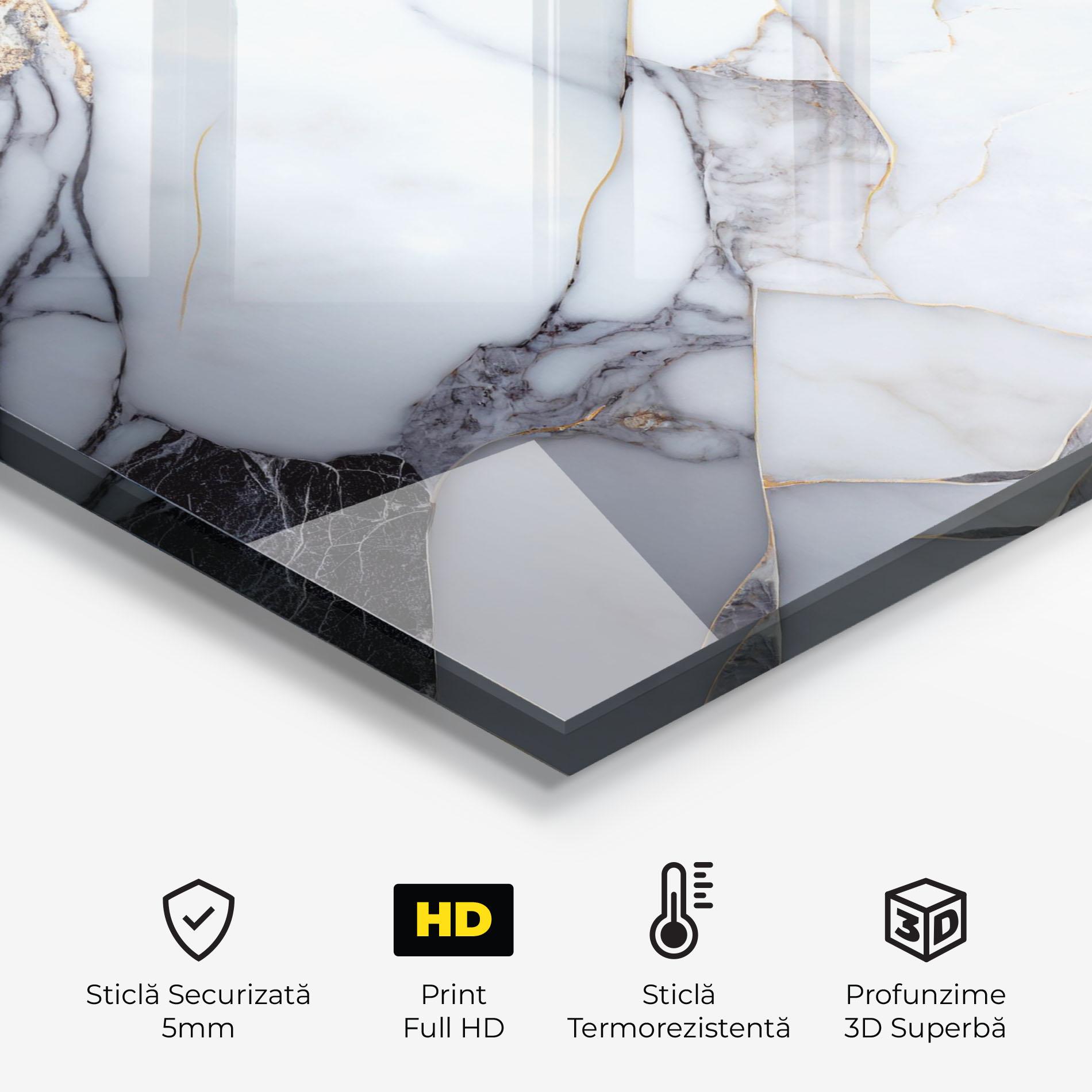 Panou Sticla Bucatarie Marble Glass mockup 2