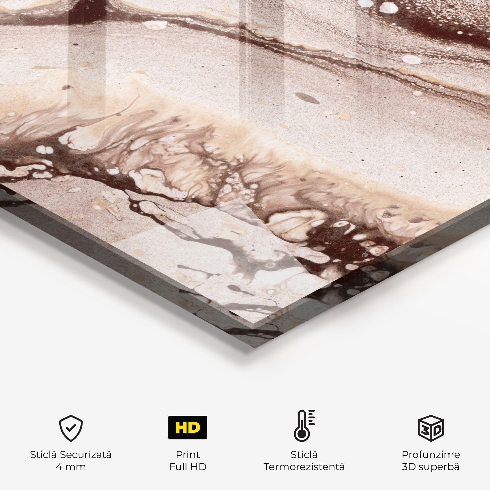 Panou Sticla Bucatarie Abstract Color mockup 2