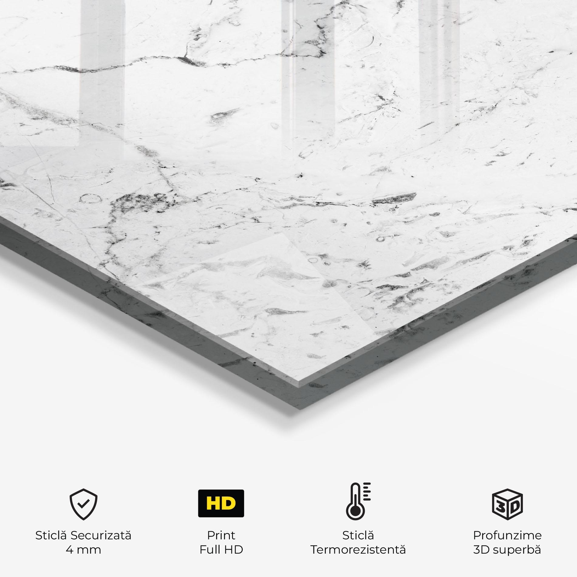 Panou Sticla Bucatarie Light Green Dark Lines mockup 2