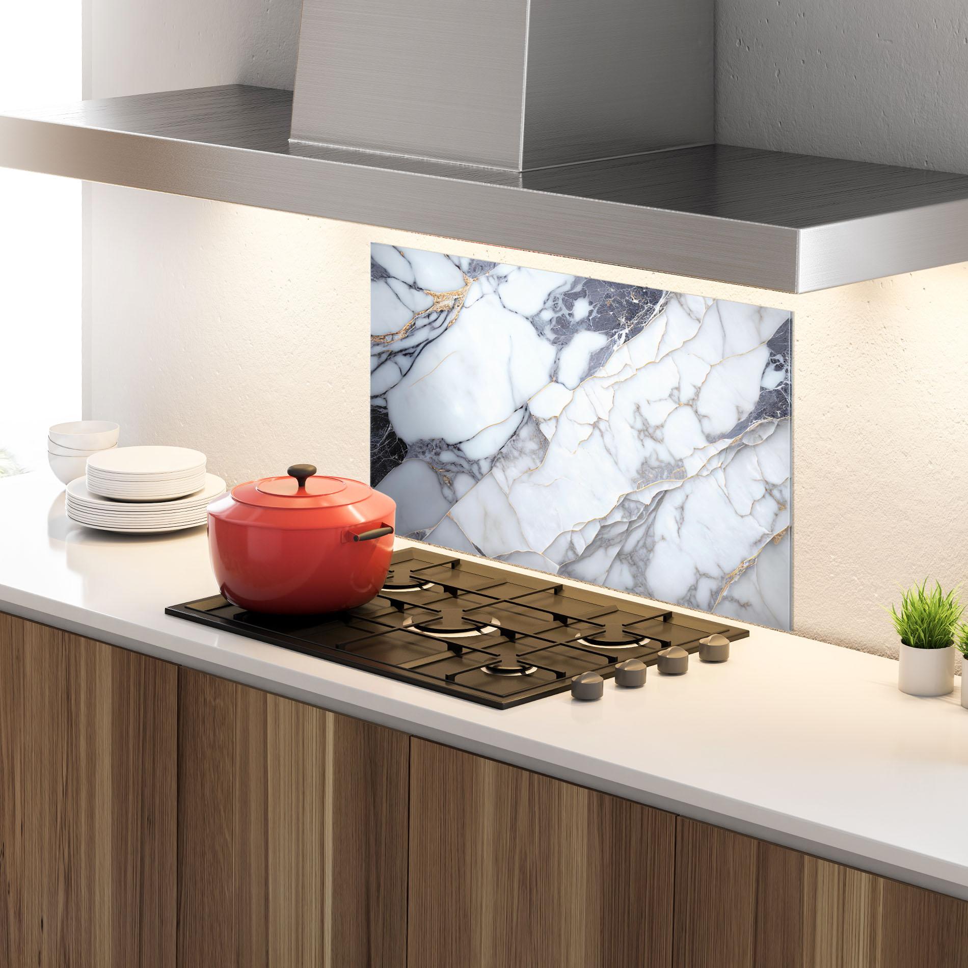 Panou Sticla Bucatarie Marble Glass mockup 4