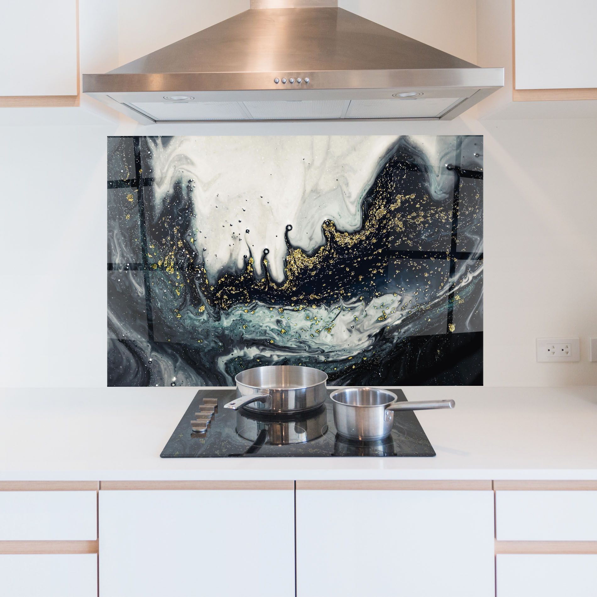 Abstract Black mockup 5