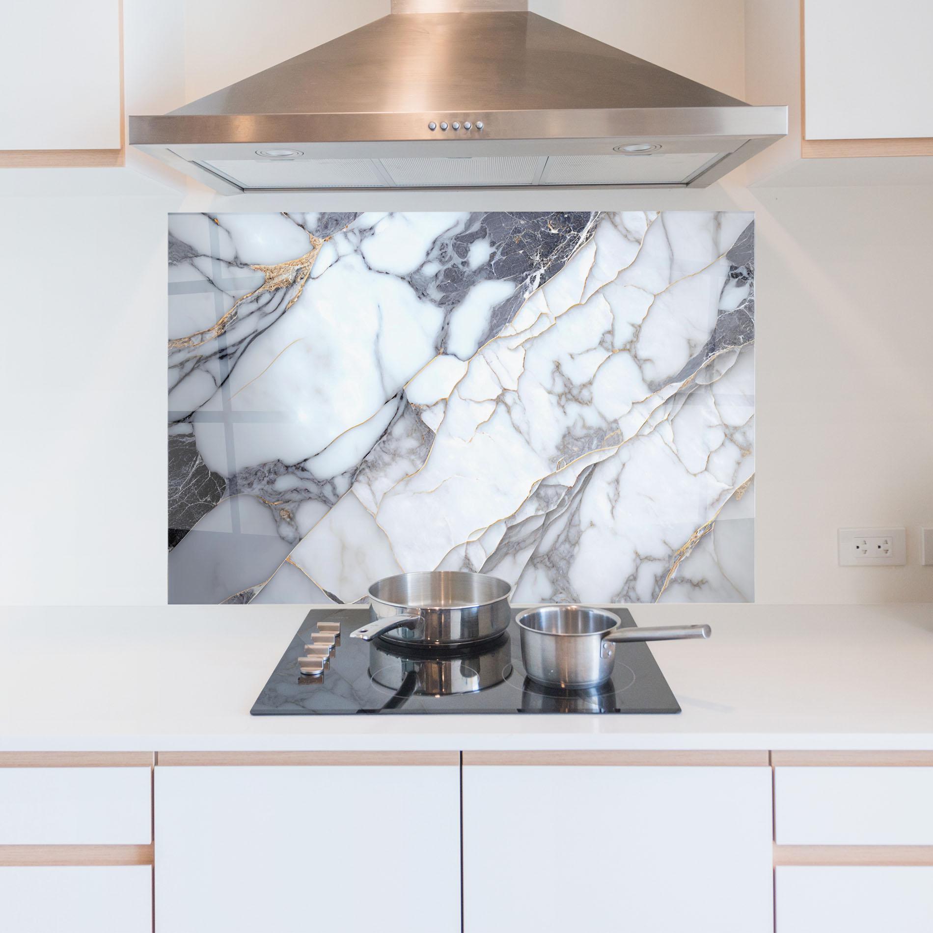 Panou Sticla Bucatarie Marble Glass mockup 5