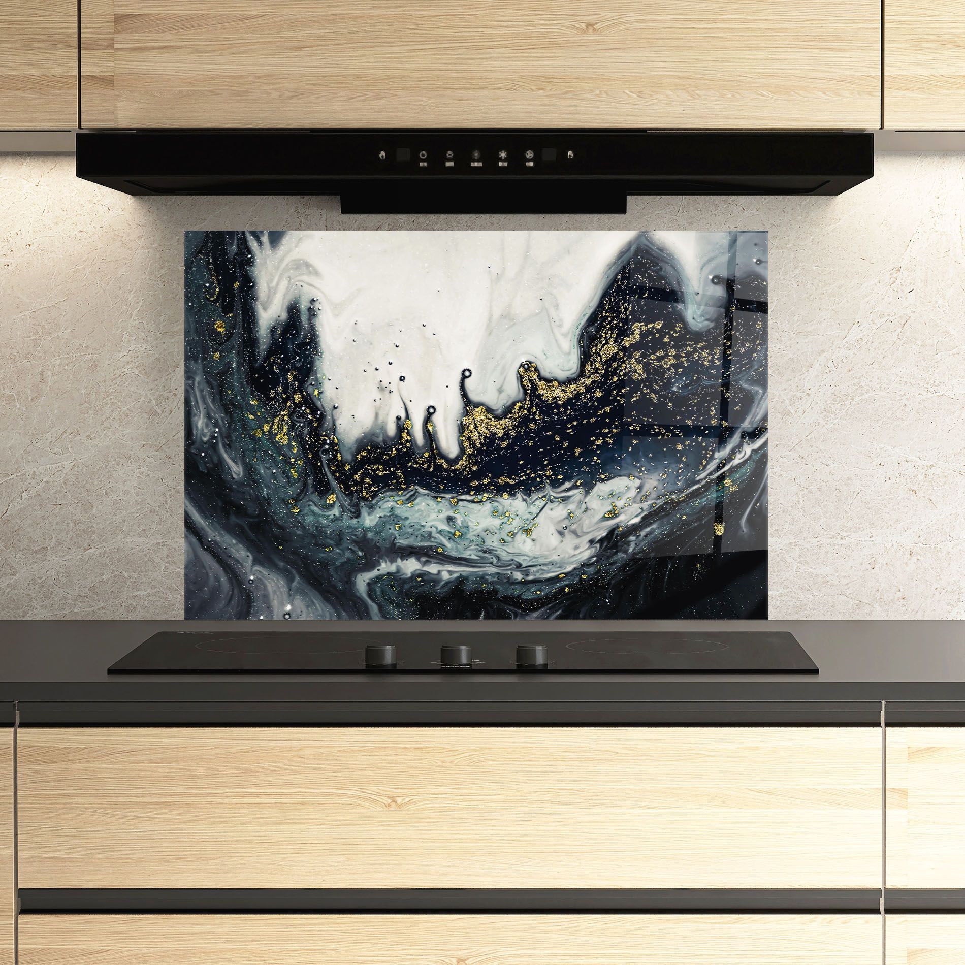 Abstract Black mockup 3