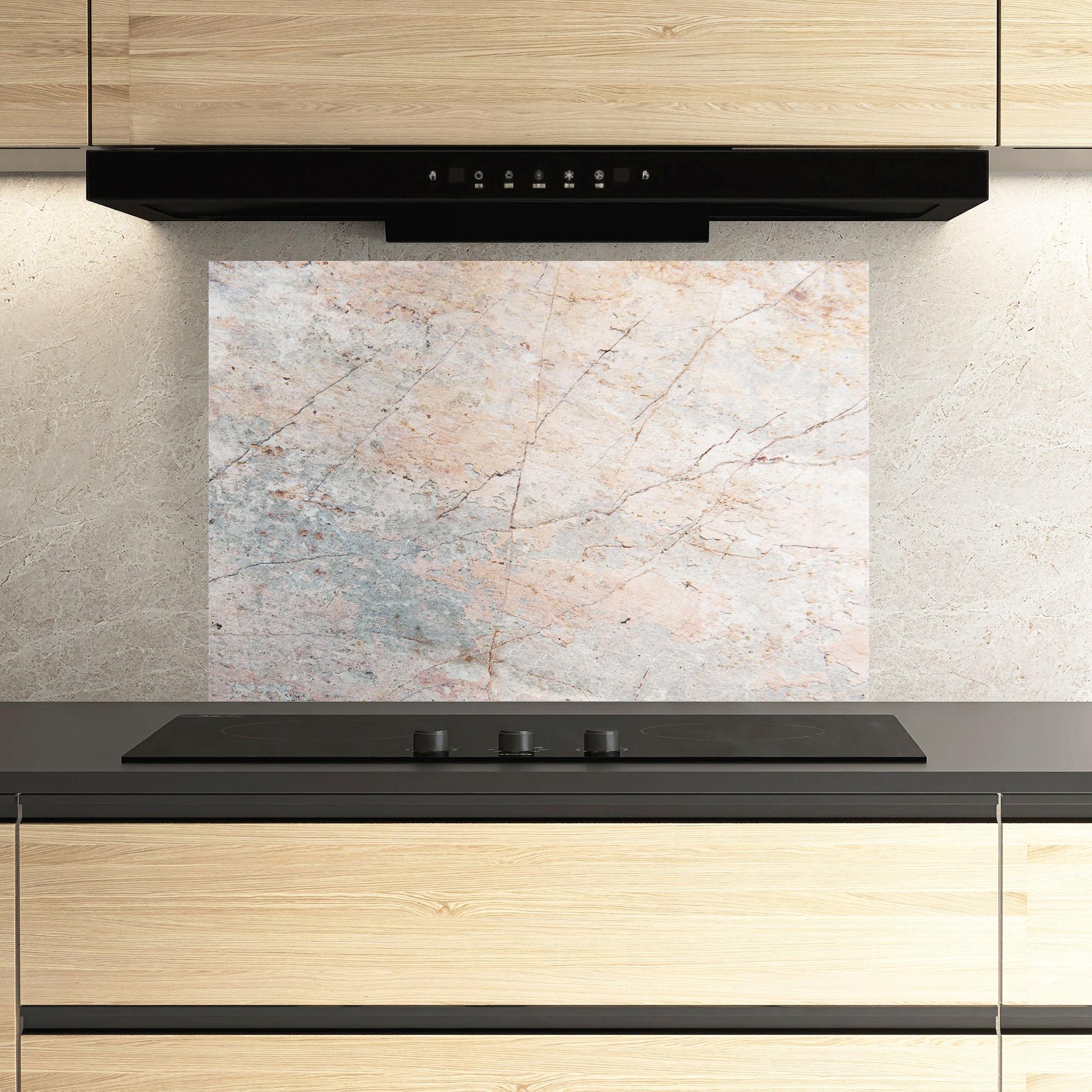 Panou Sticla Bucatarie Light Pink Grey mockup 3