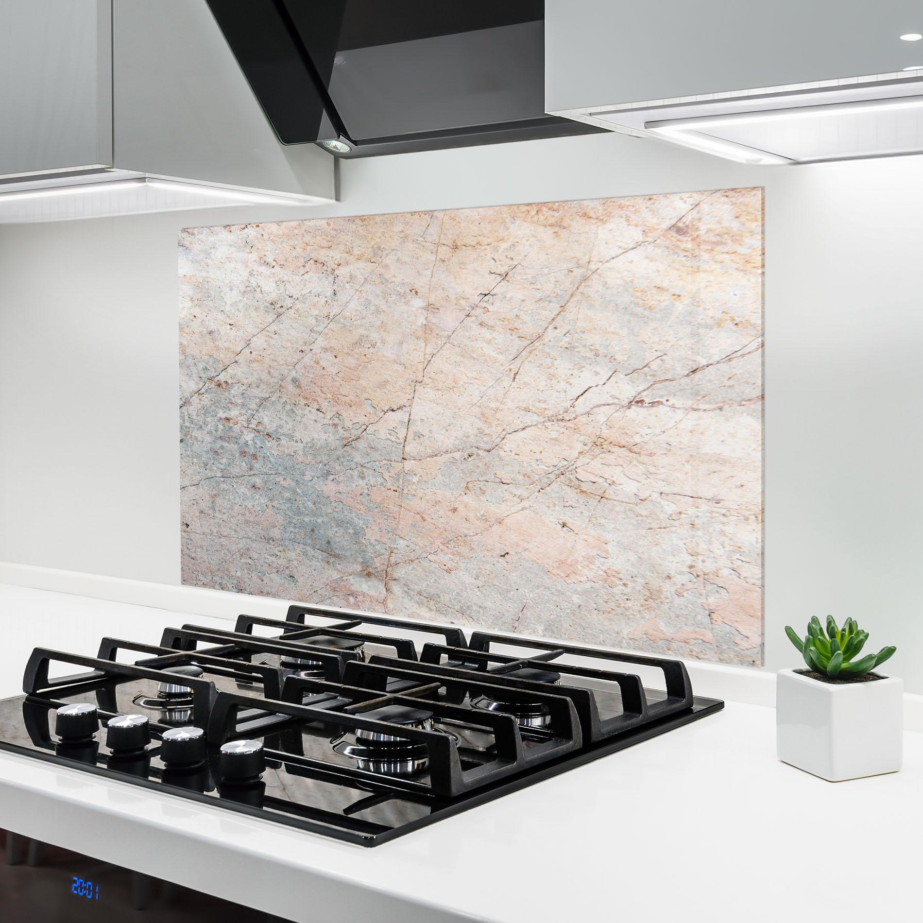 Panou Sticla Bucatarie Light Pink Grey mockup 6