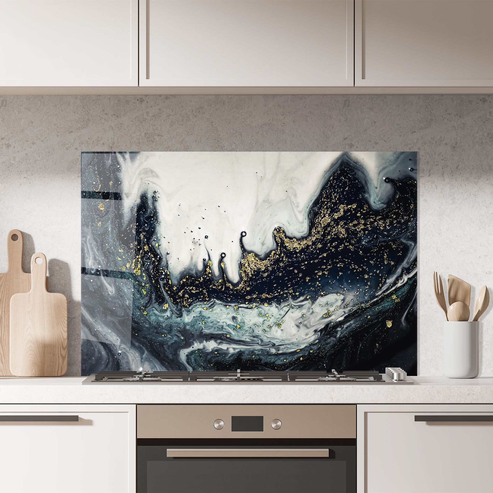 Abstract Black mockup 7