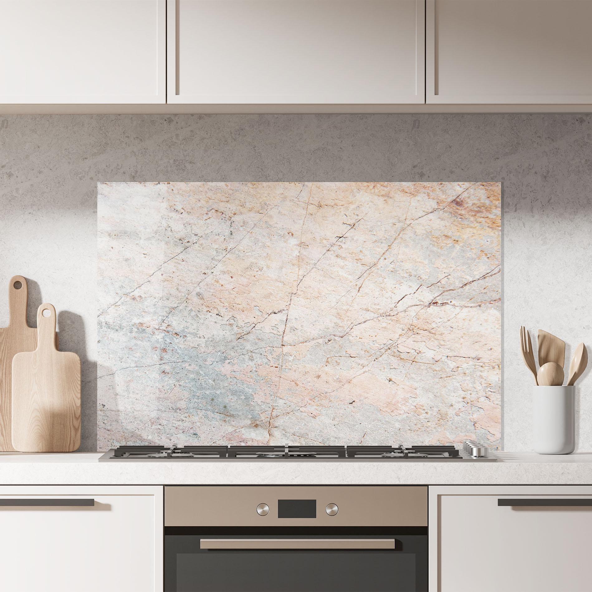 Panou Sticla Bucatarie Light Pink Grey mockup 7